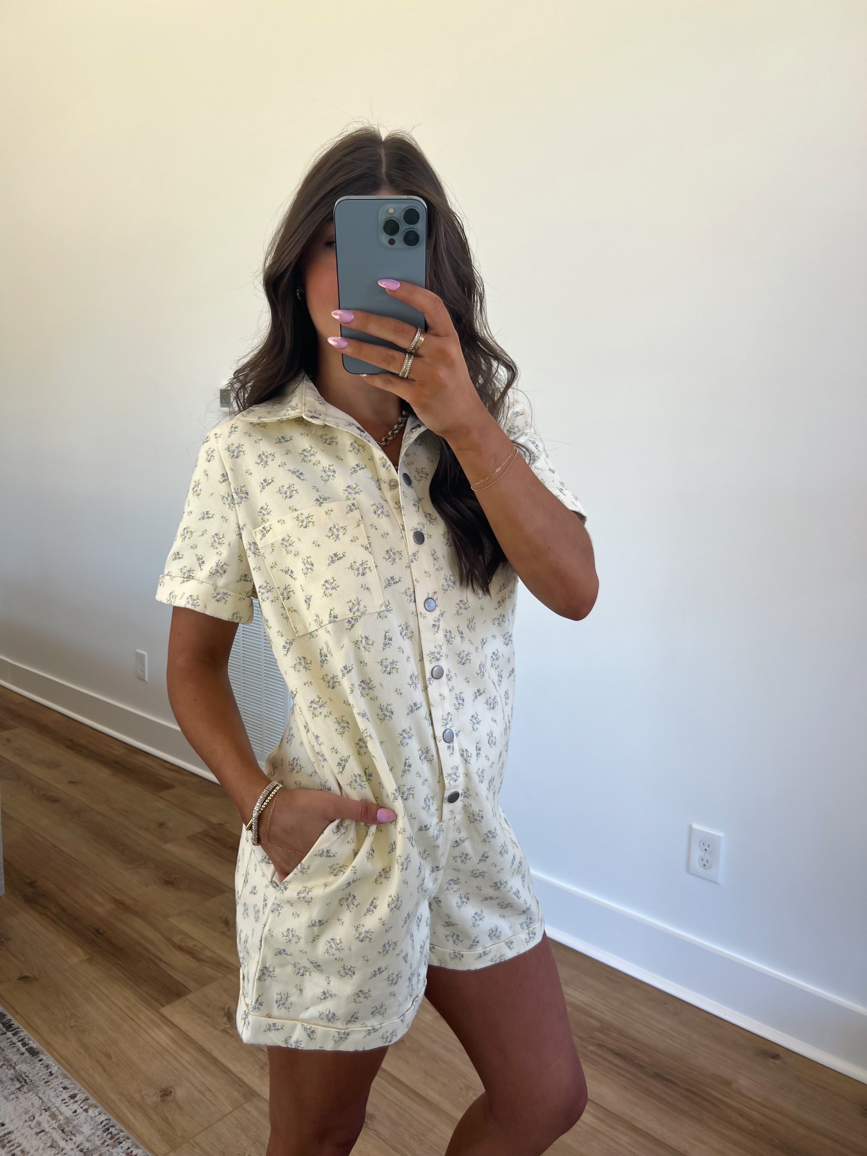 Callie Ditsy Floral Romper