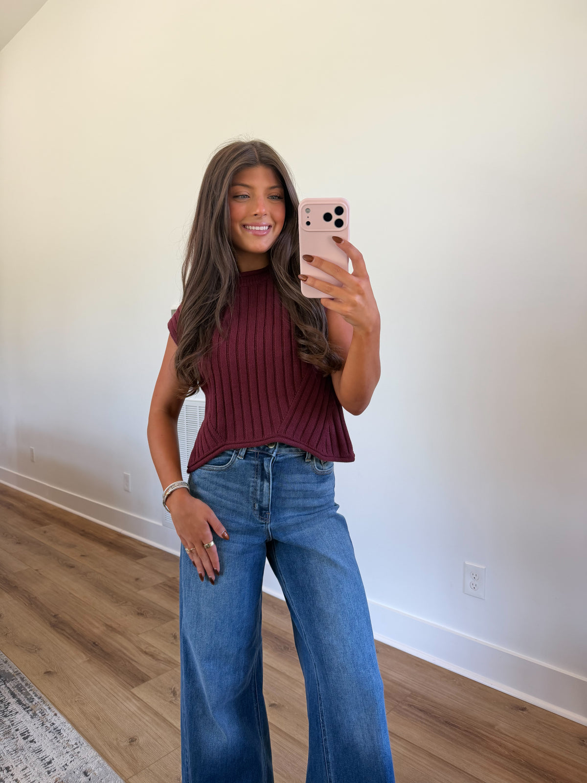 Fall Favorite Top (Burgundy)