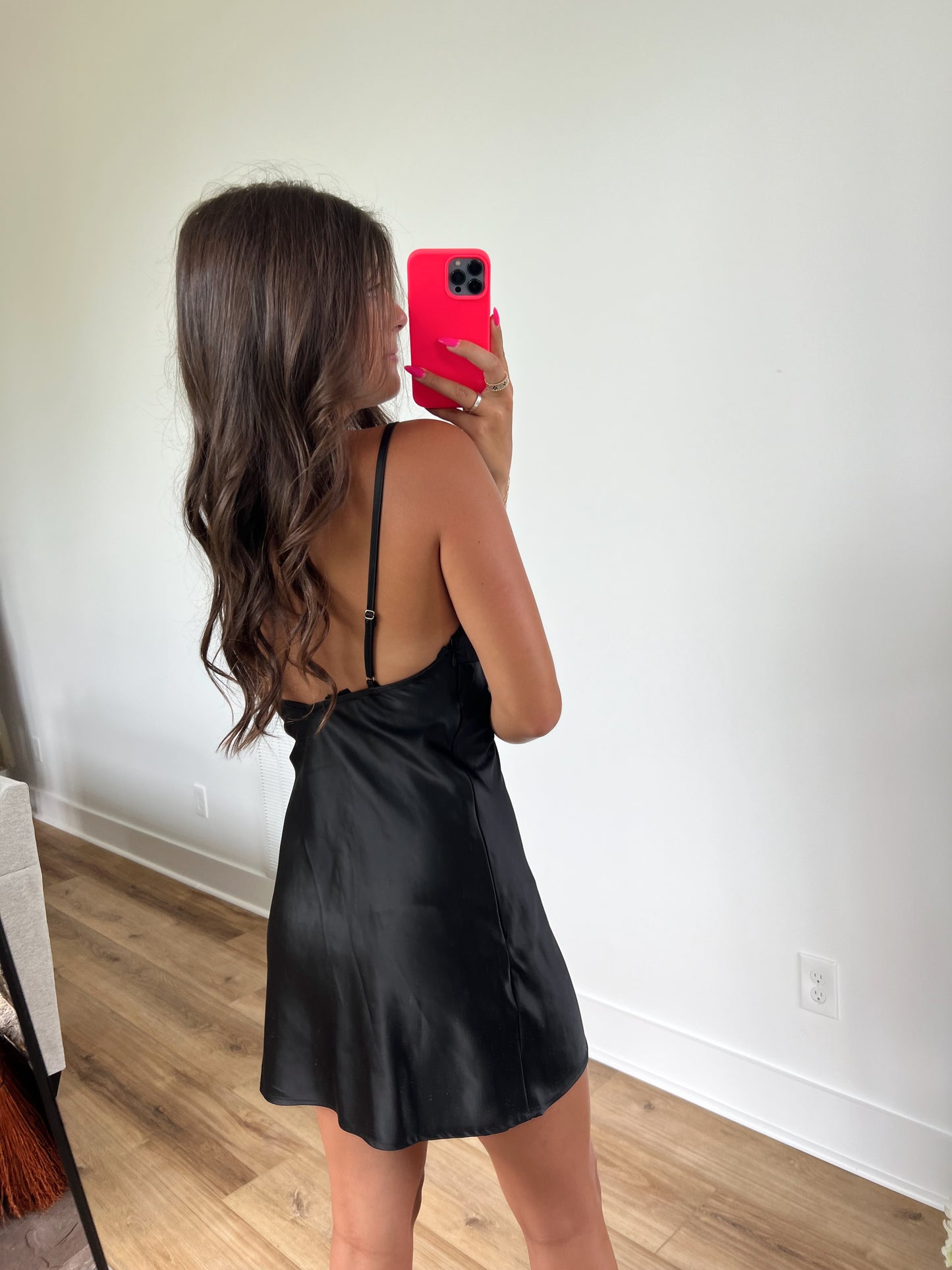 Bow Mini Slip Dress