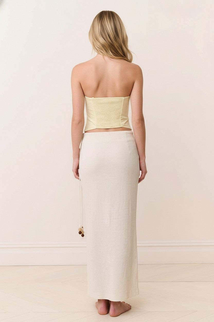 Tan Tie Skirt
