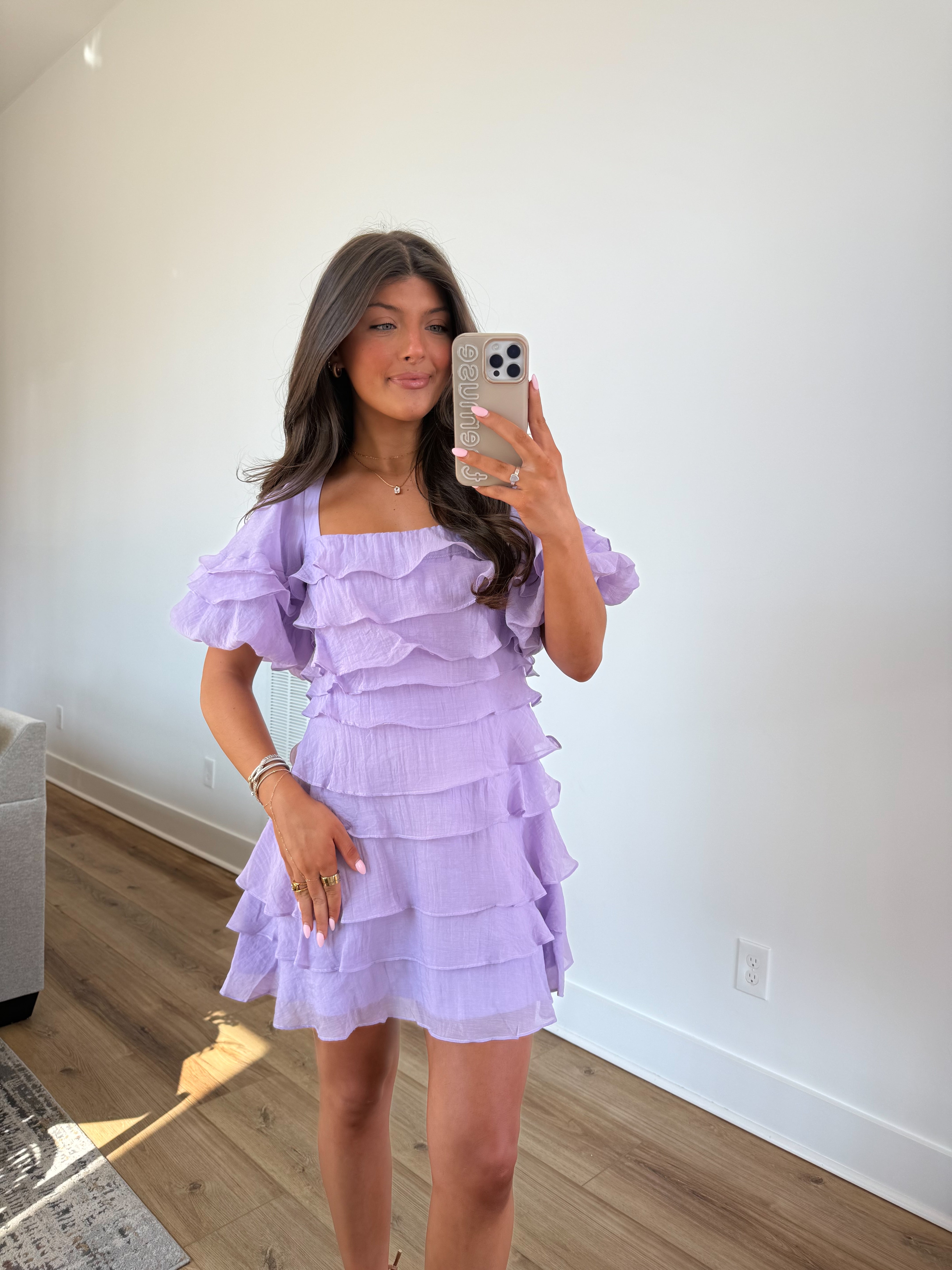 The Lavender Tiered Dress