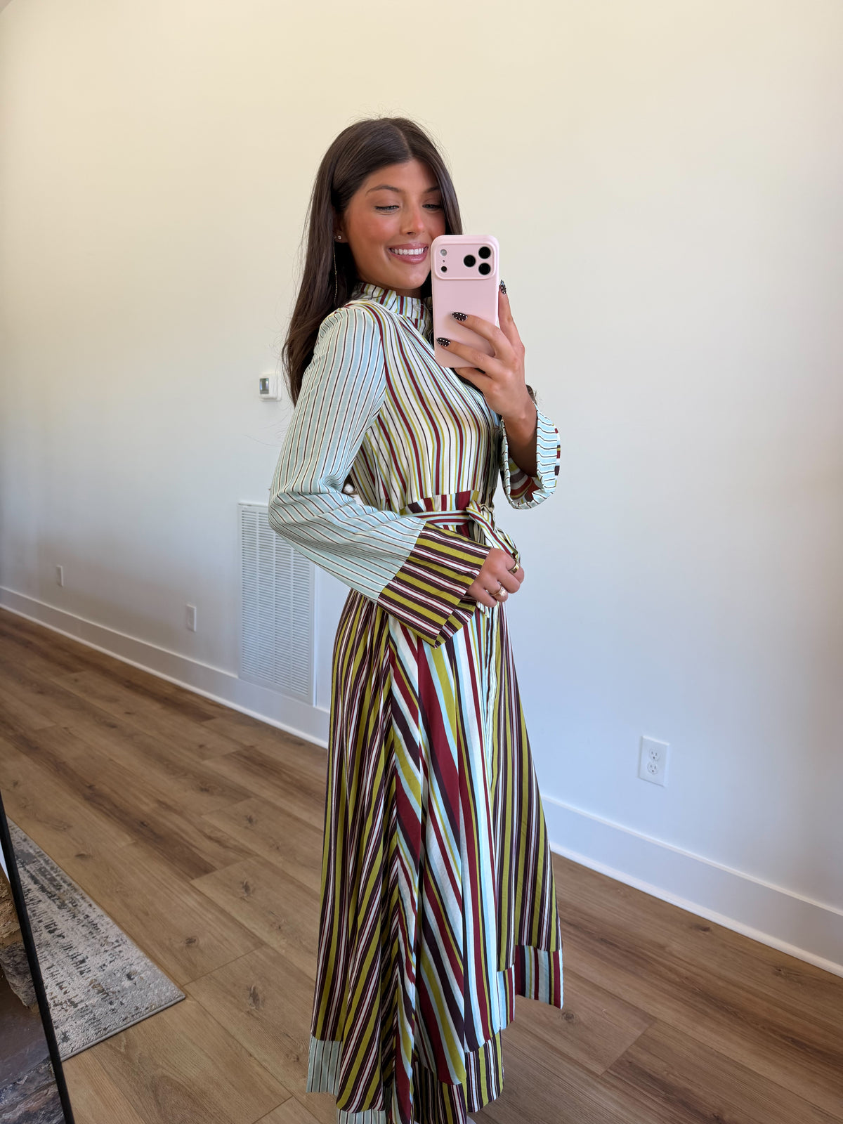Autumn Palette Maxi Dress