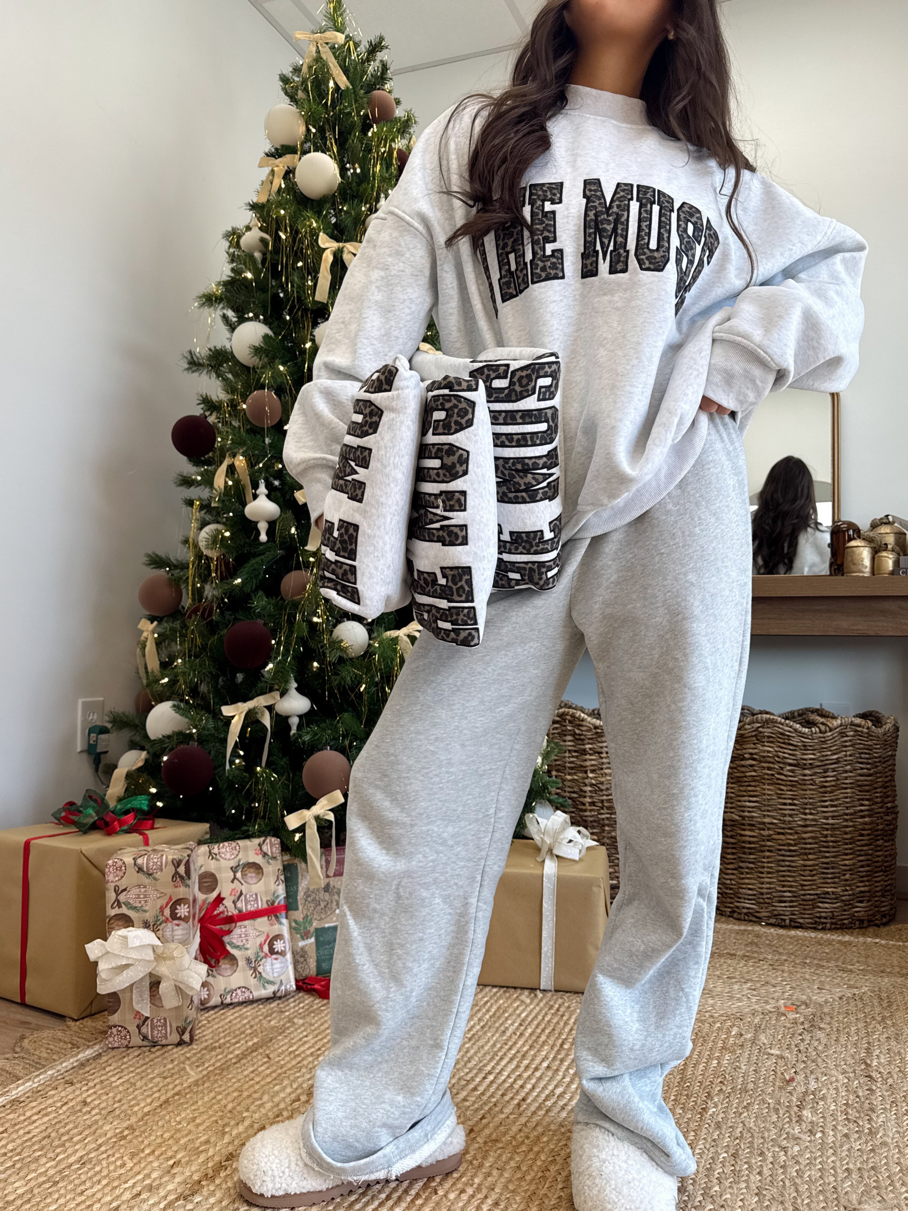 The Muse Varsity Mockneck (Cheetah)