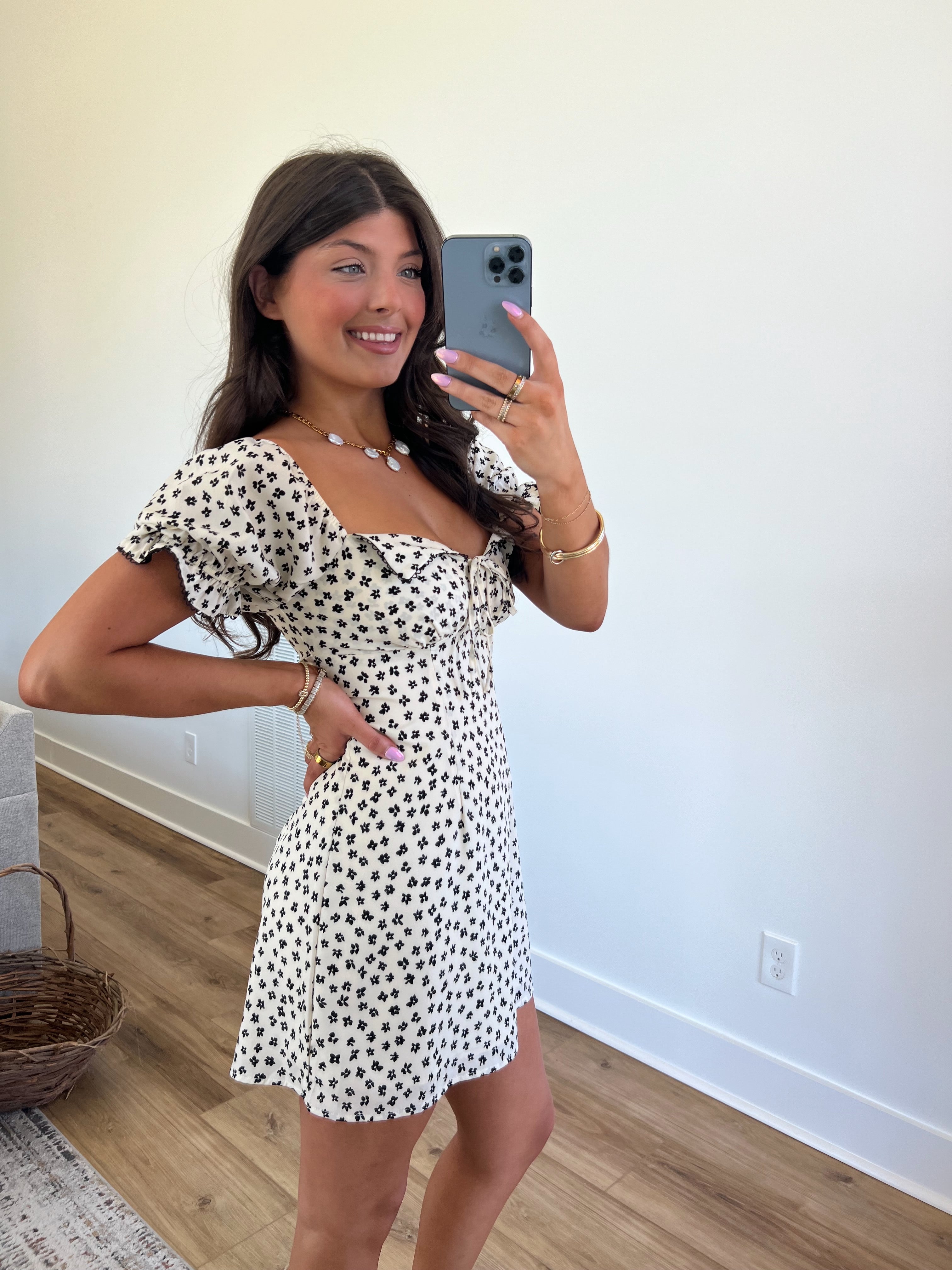 Ditsy Daisy Mini Dress