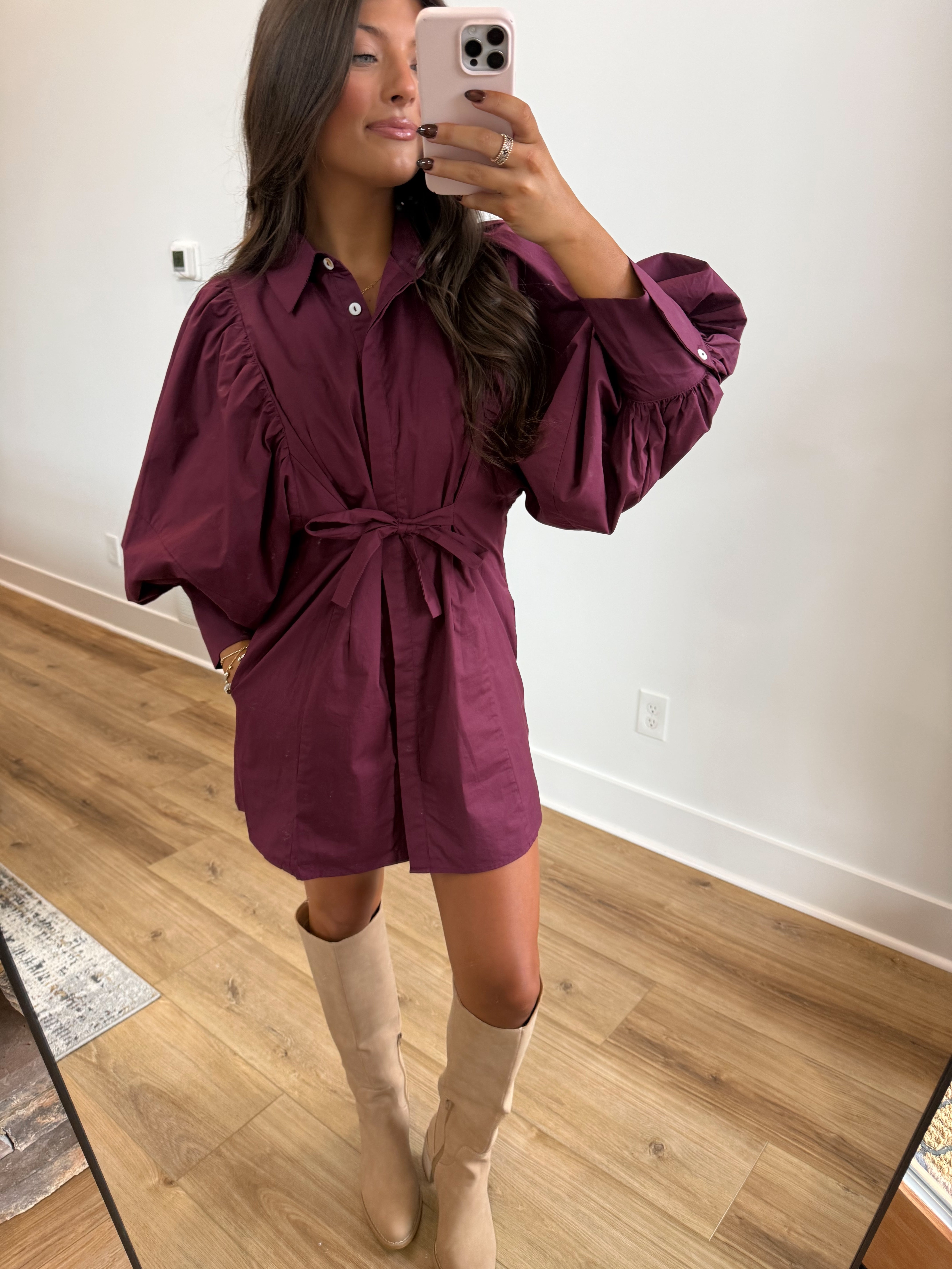Sunday Morning Dress (Plum)