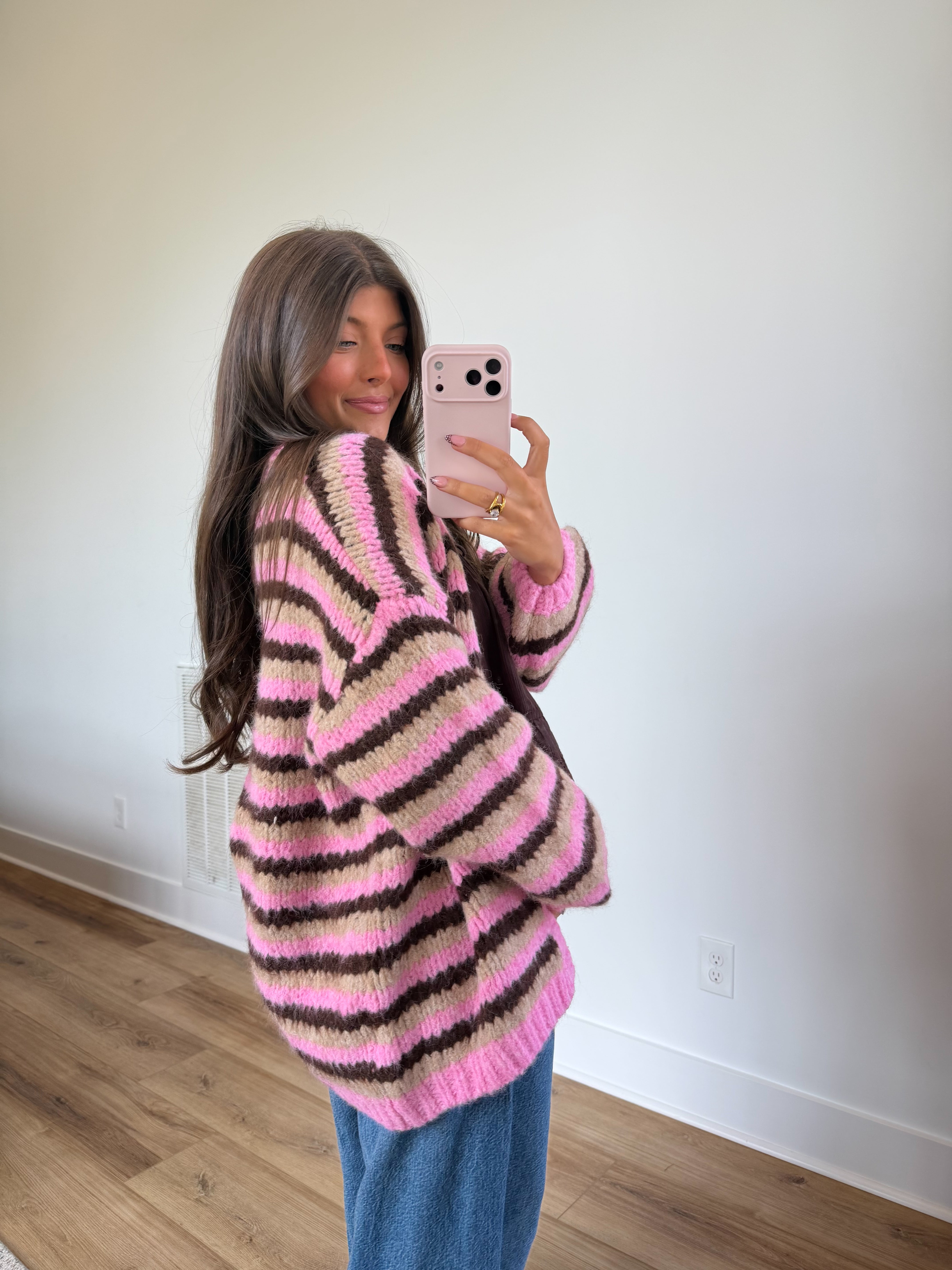 Chocolate Covered Strawberry Cardigan