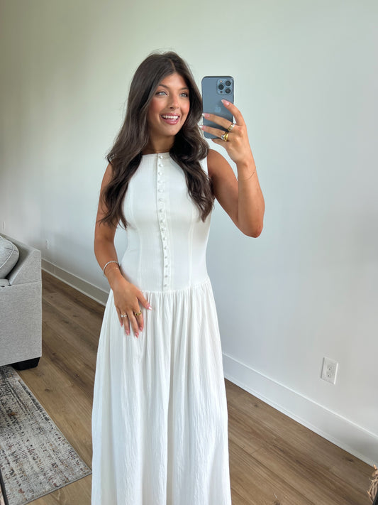 Drop Waist Maxi Dress