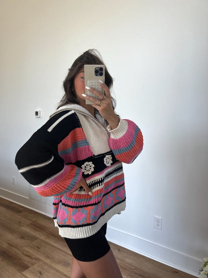 Dreamy Pullover (Black Multi)