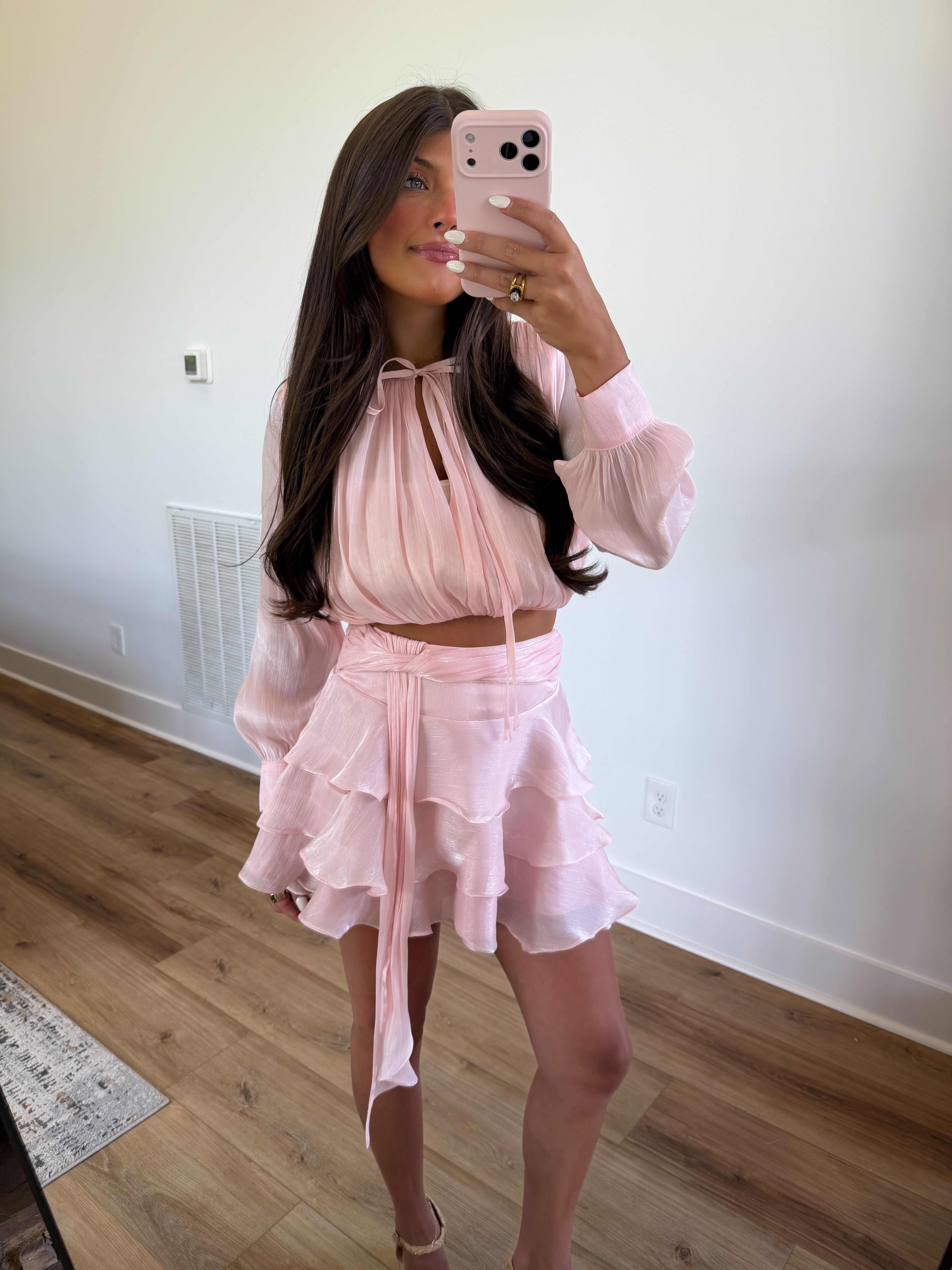 Rosé Ruffles Set