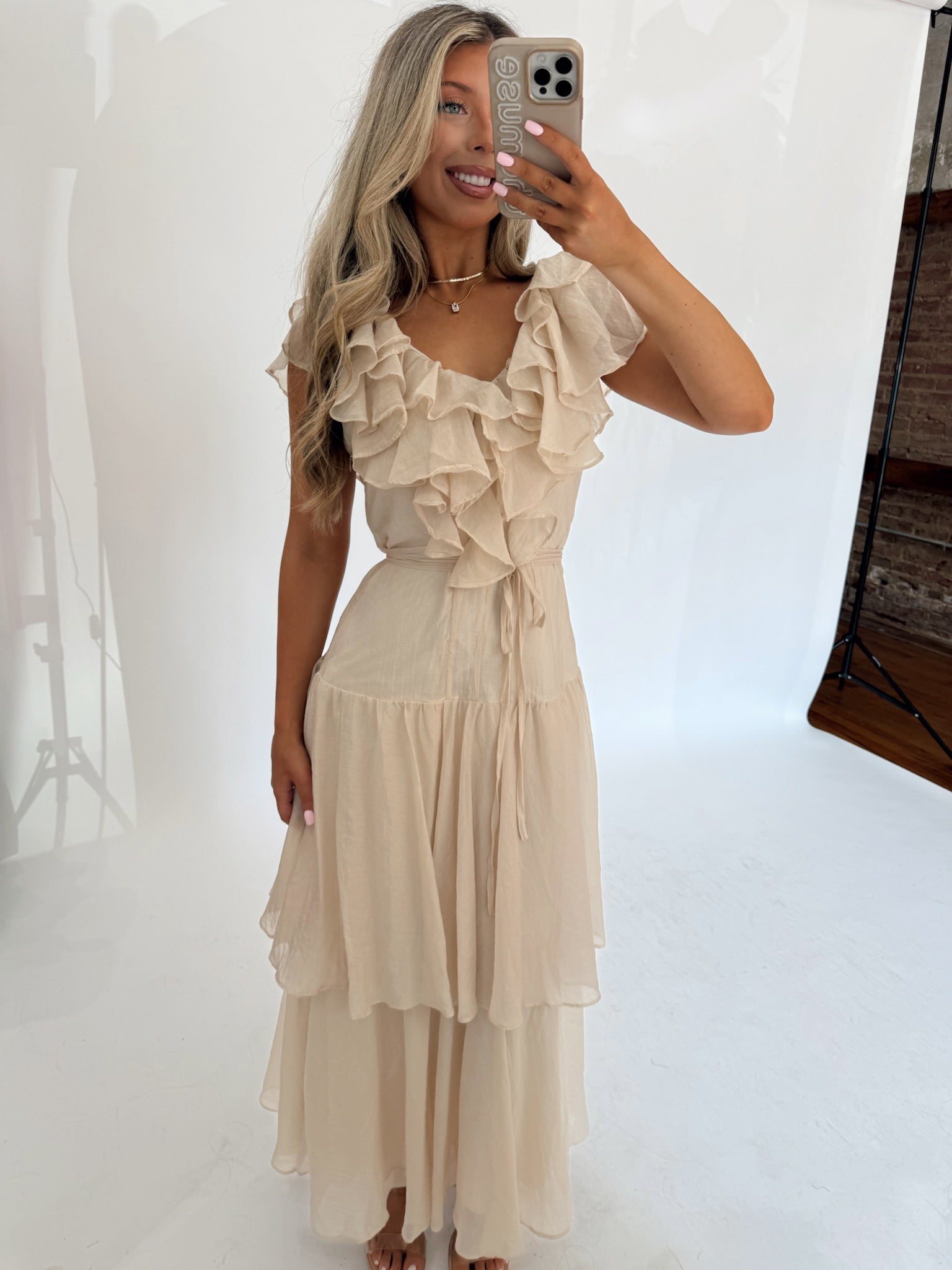 Charleston Ruffle Maxi