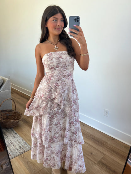 Fanci Ruffle Floral Dress