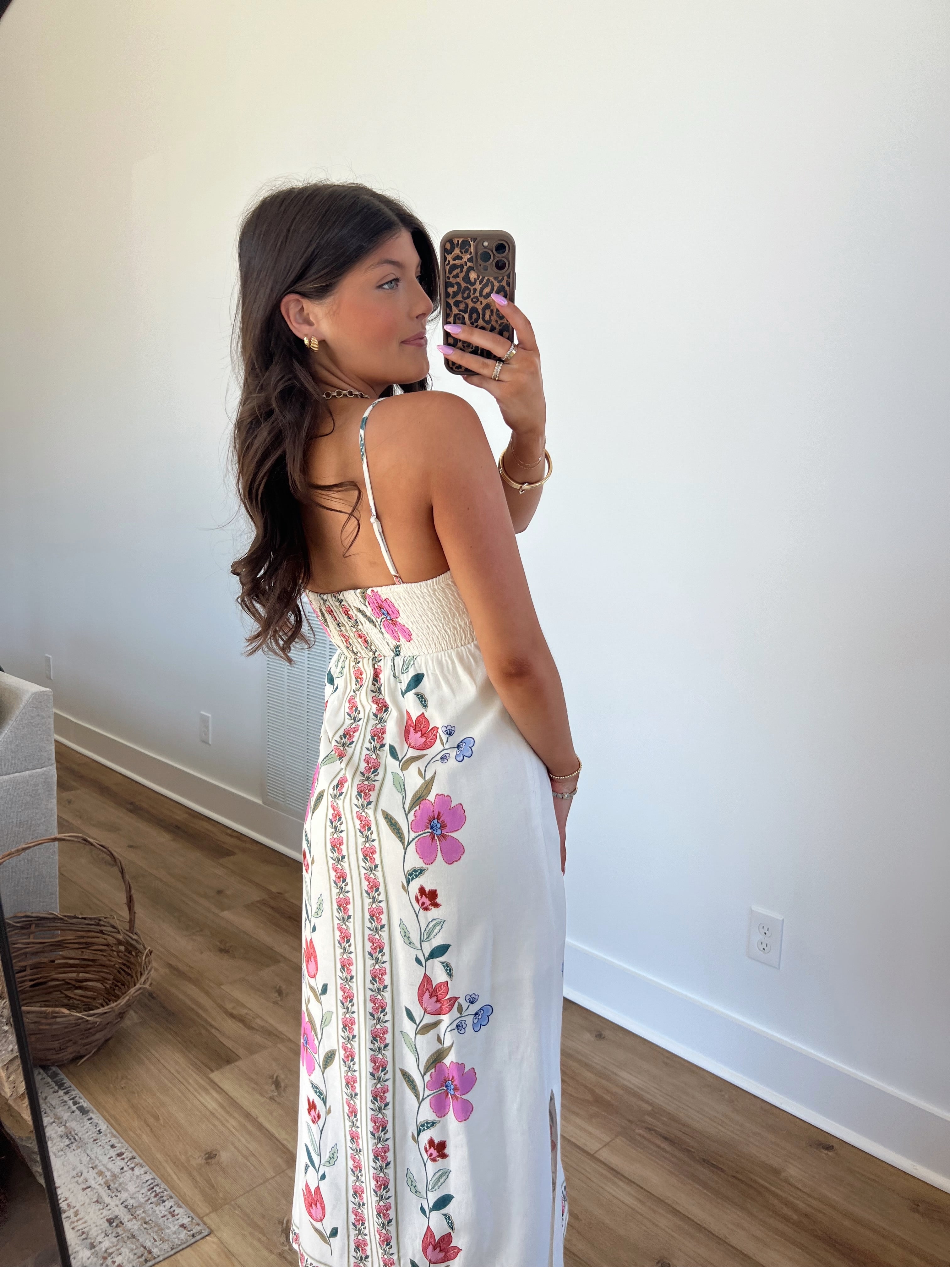 Lex Midi Dress (Pink)