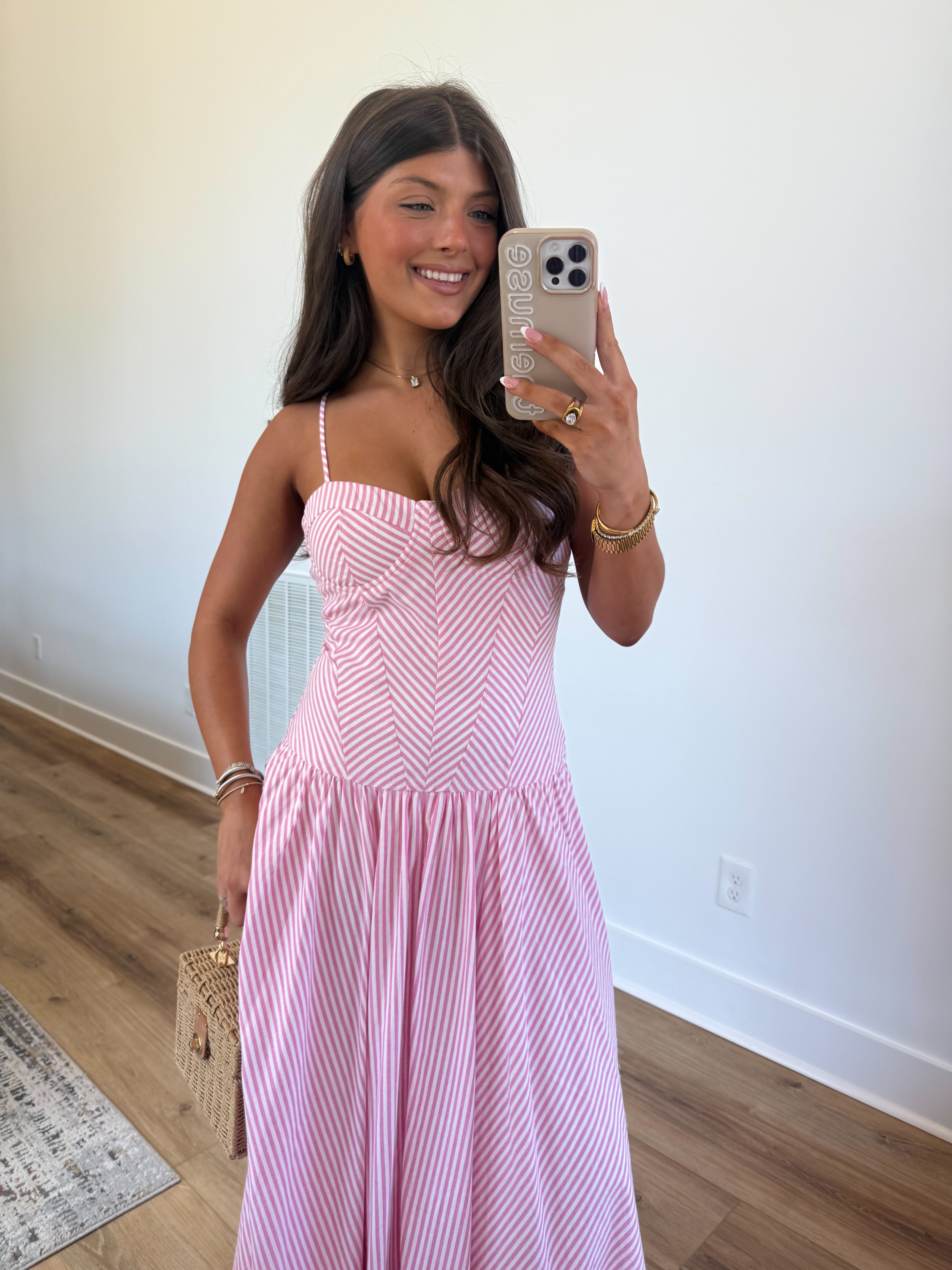 Master Structure Maxi Dress (Pink)