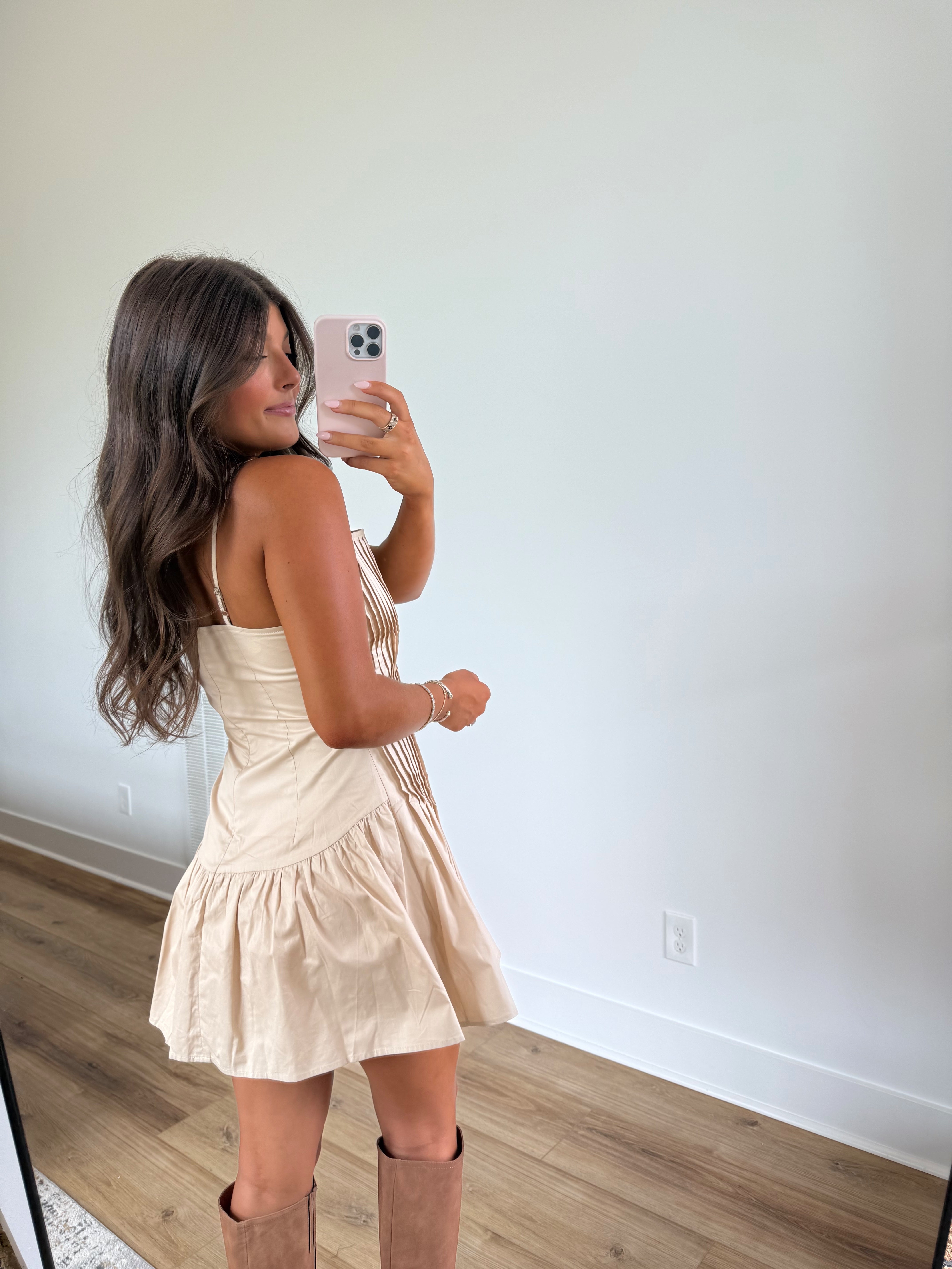 Madeleine Pleats Dress