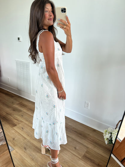 Floral Babydoll Maxi Dress