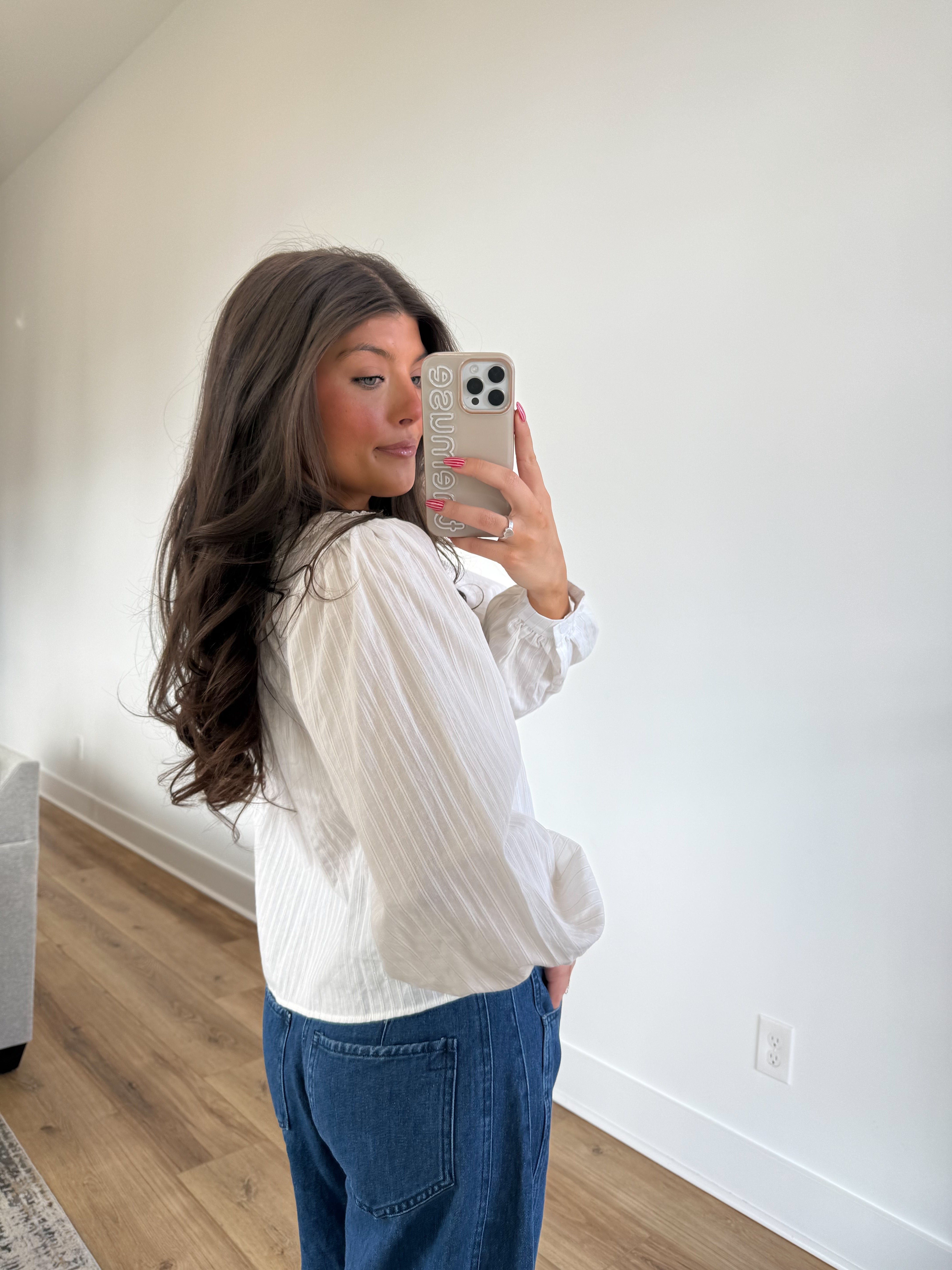 The Ivory Ruffle Blouse