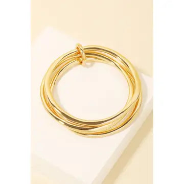 Gold Layered Metallic Bracelet