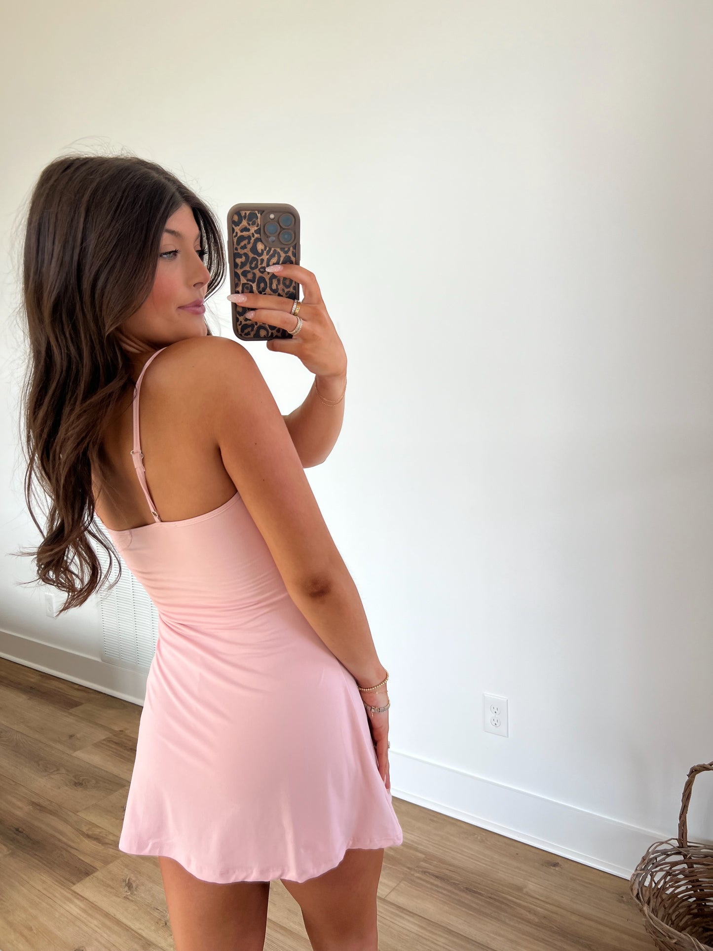 Baby Pink Like A Cloud Cami Dress