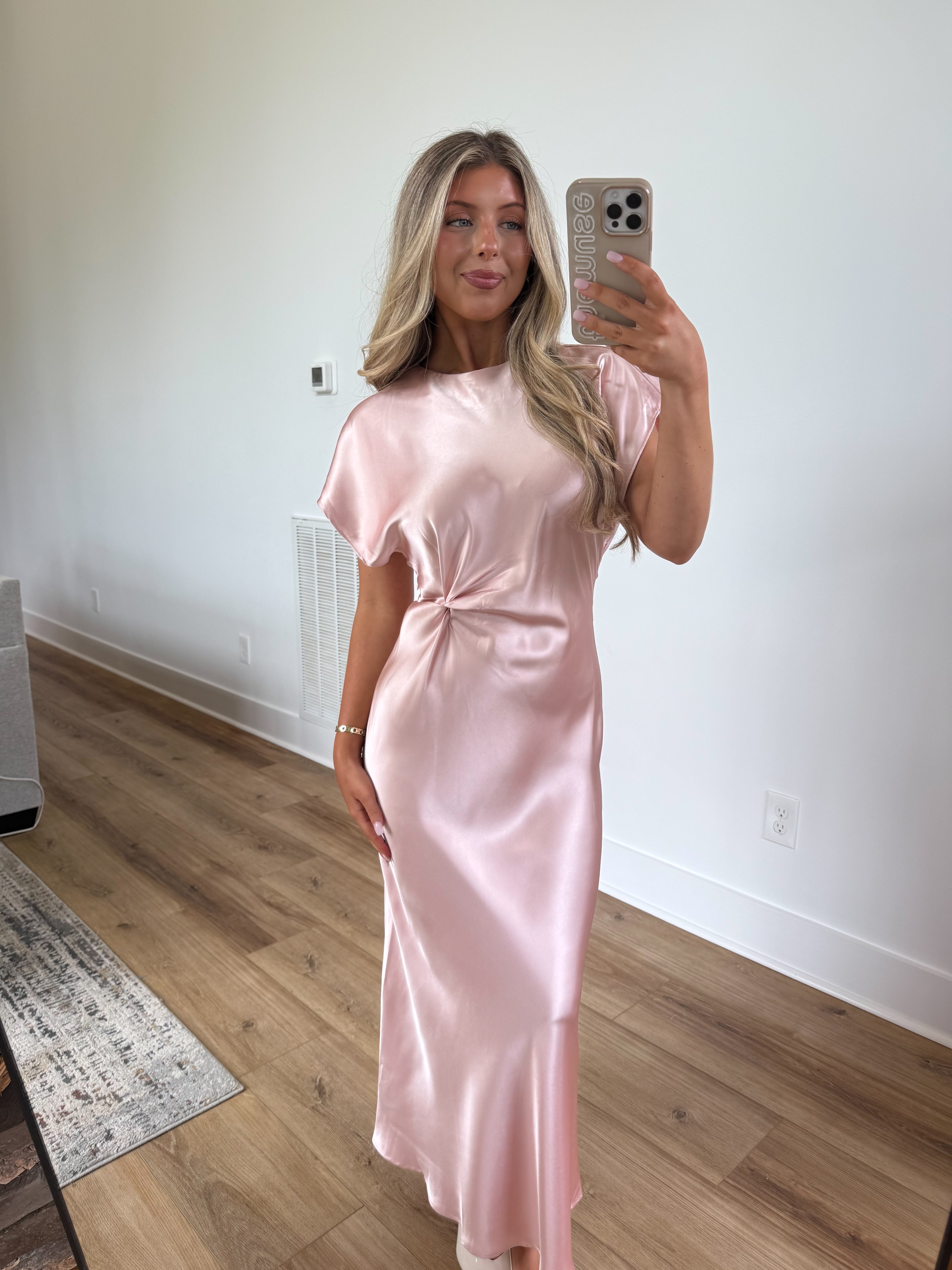 Colette Satin Maxi Dress