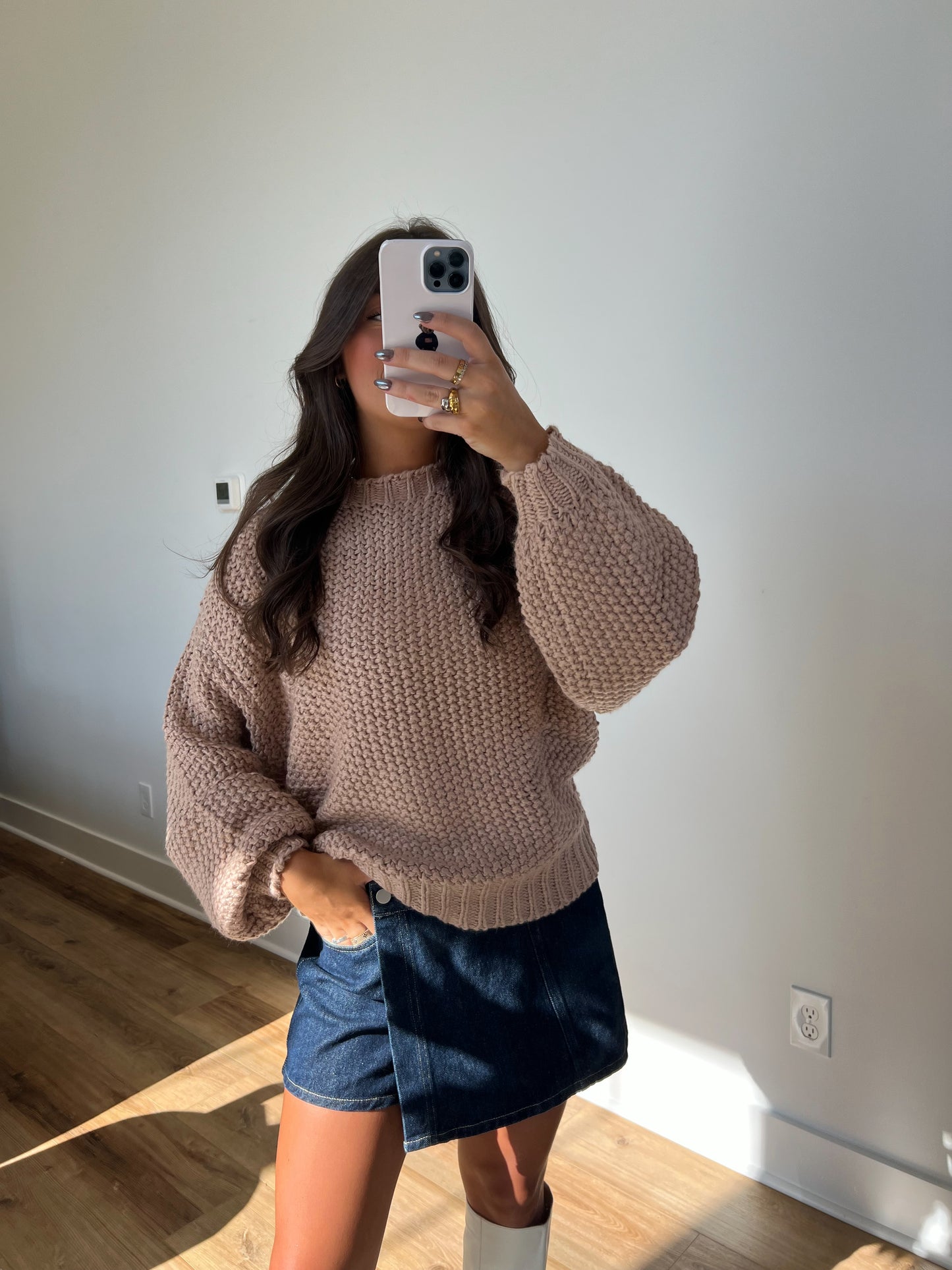 Chunky Yarn Sweater