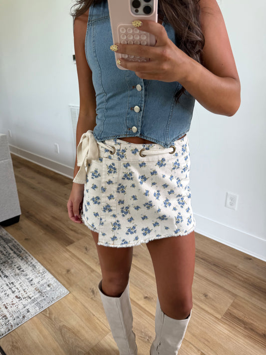 The Indigo Skort
