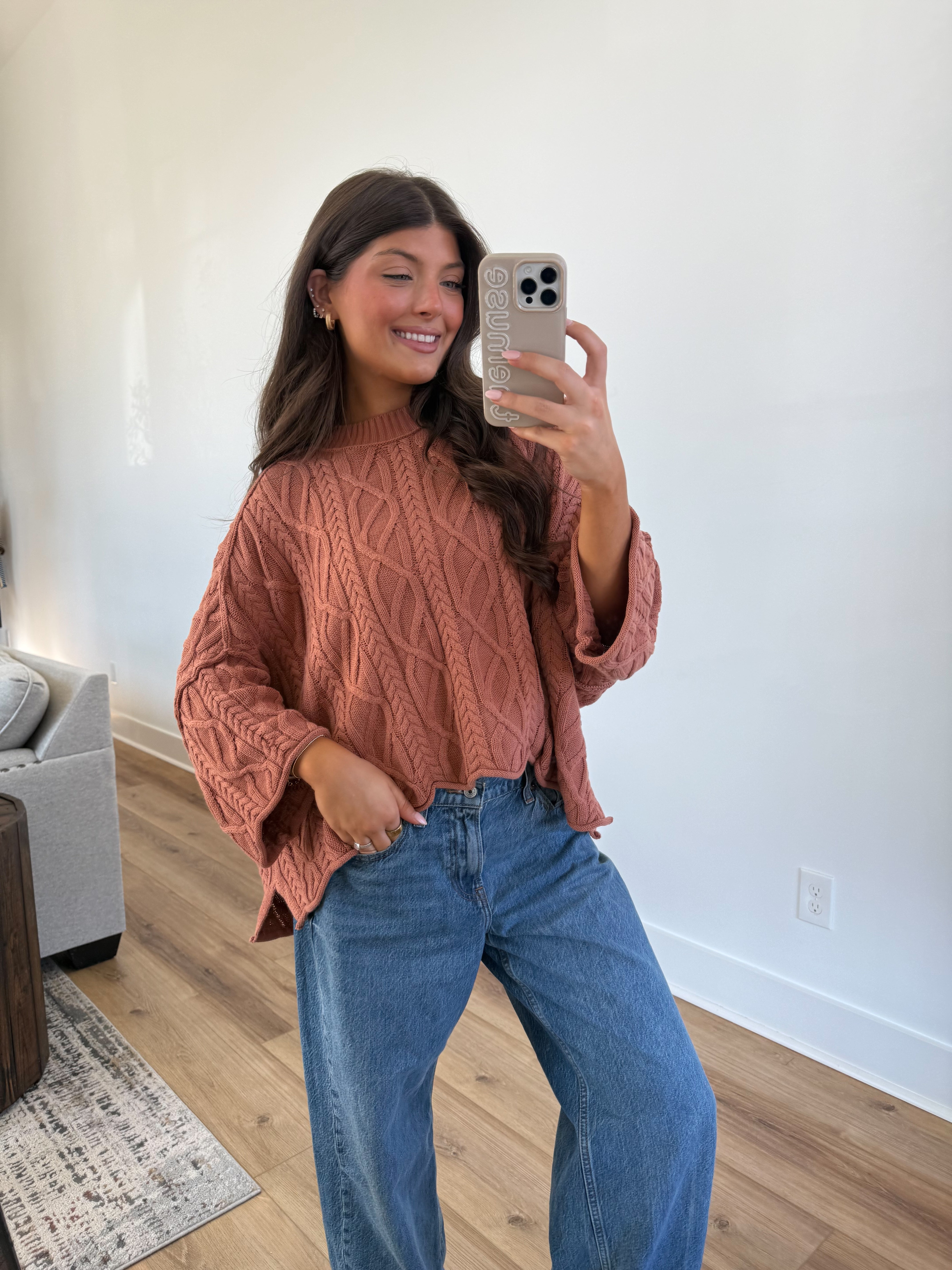 The Soft Scallop Sweater (Pumpkin)