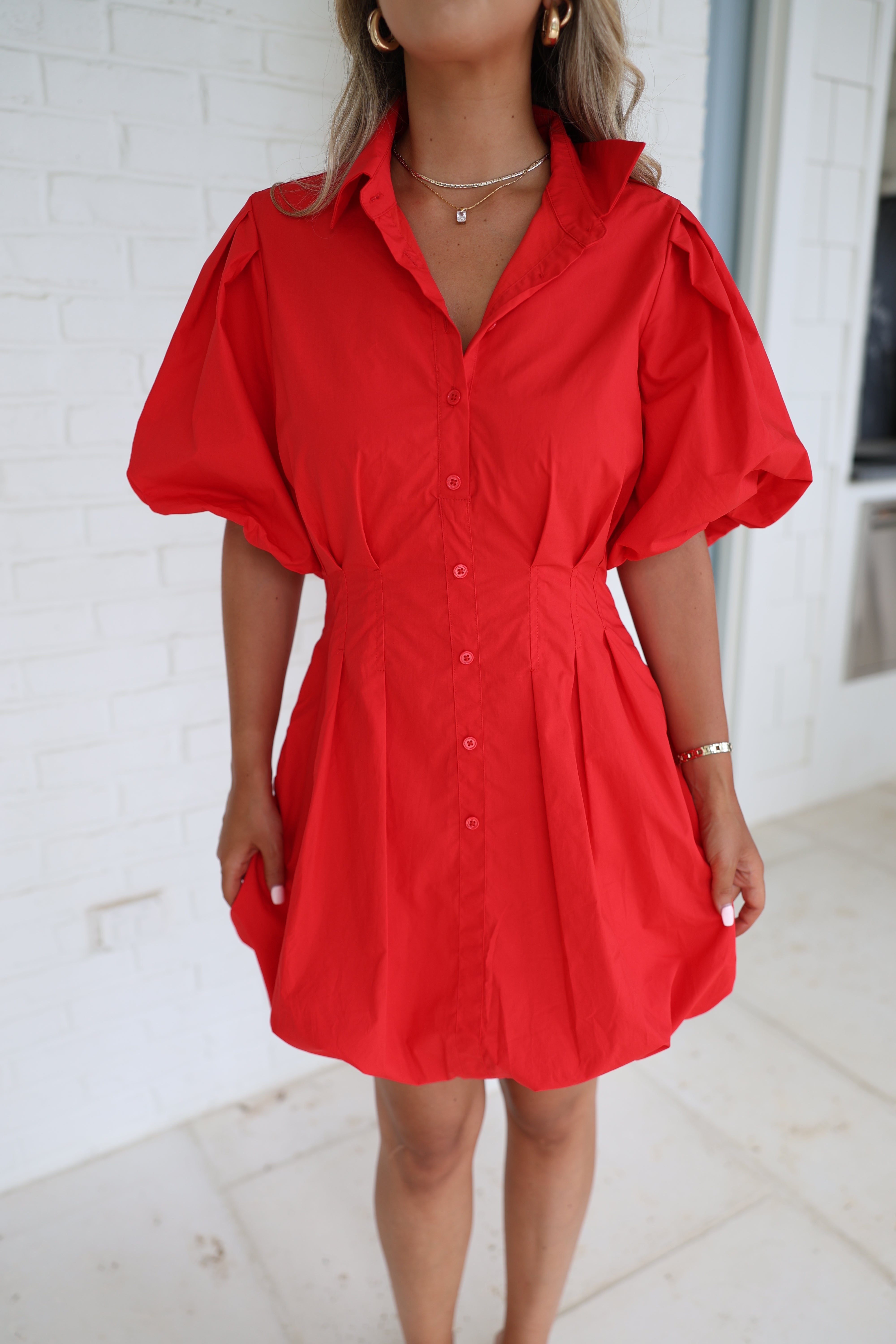Red Bubble Dress