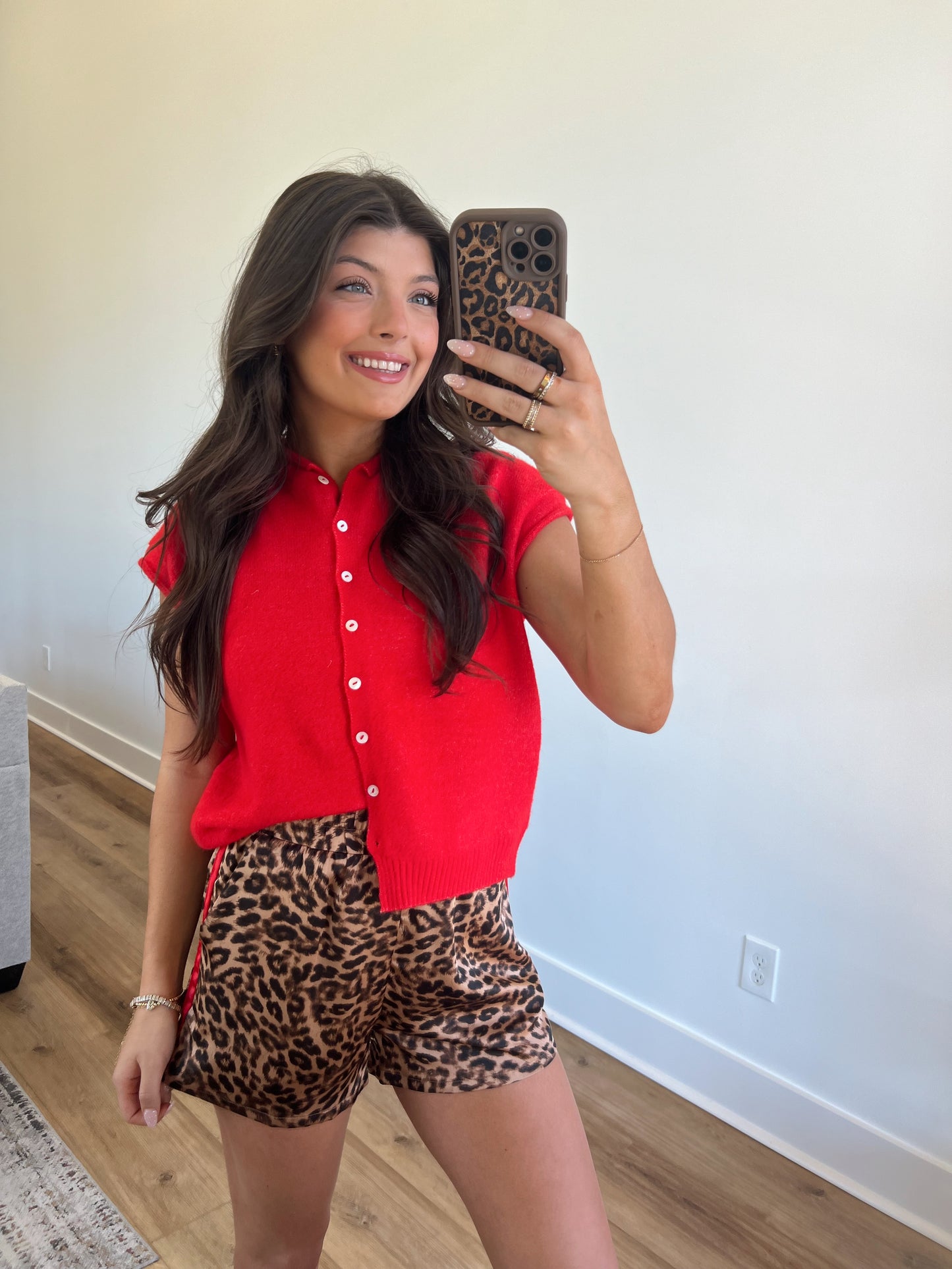 Best Dress Cardigan Vest (Red)