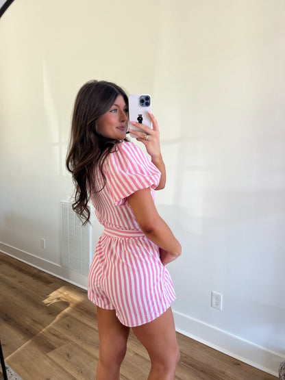 Pink St. Tropez Romper