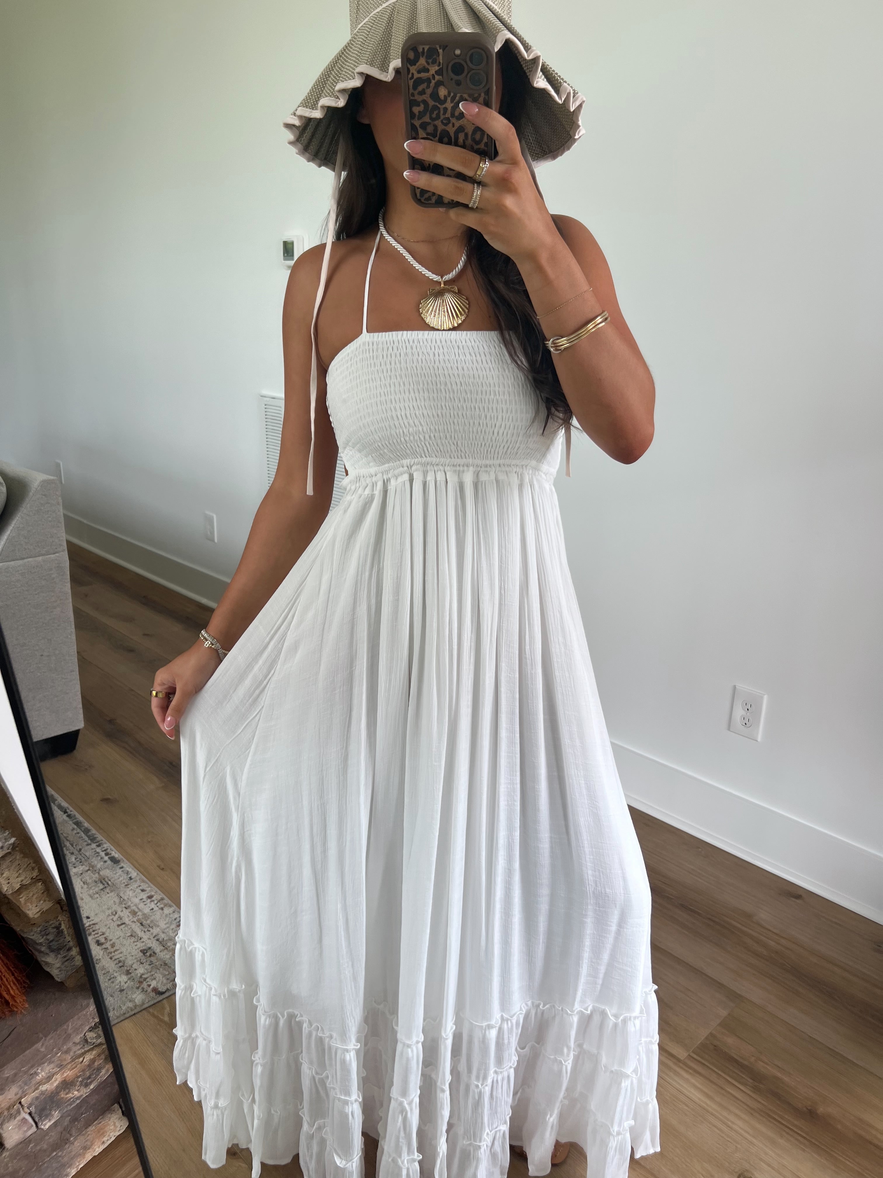 White Breezy Escape Halter