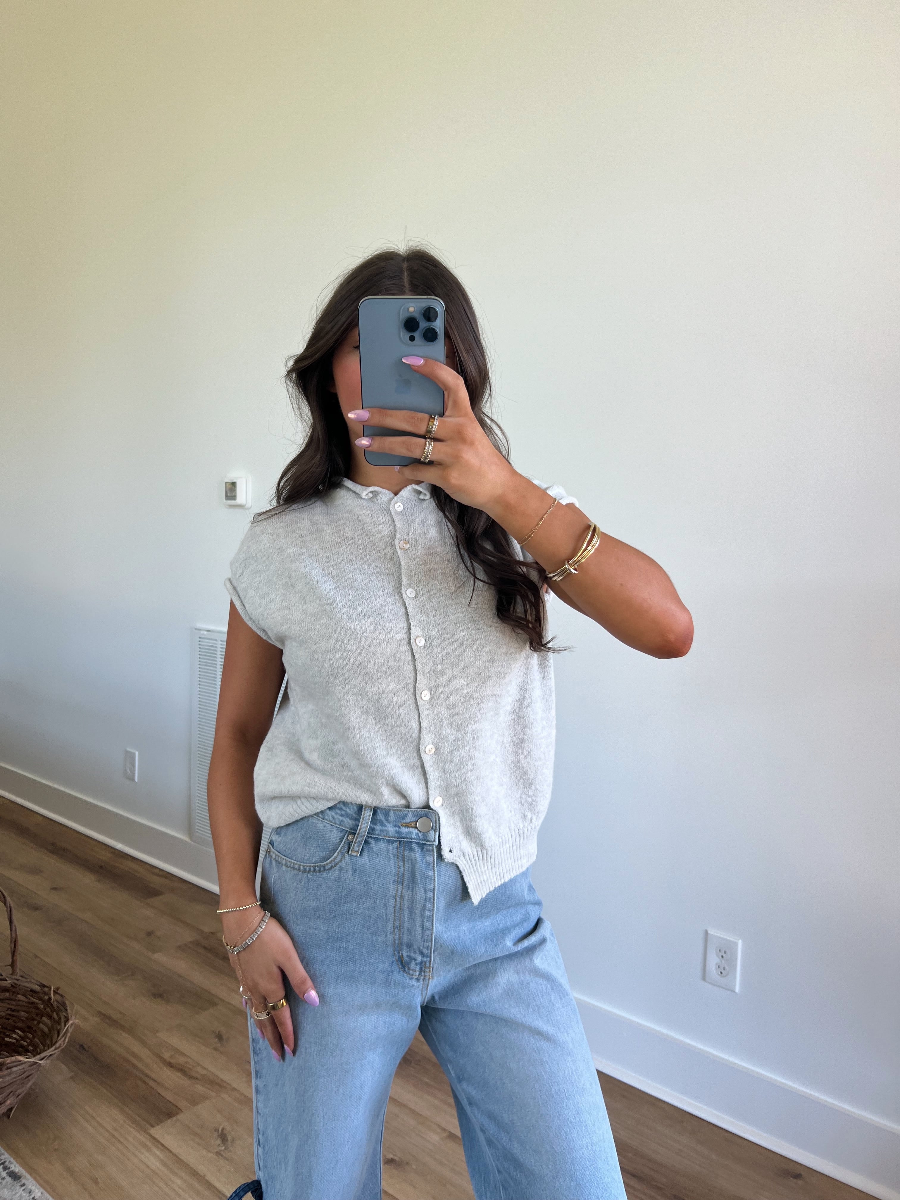 Best Dress Cardigan Vest (Grey)