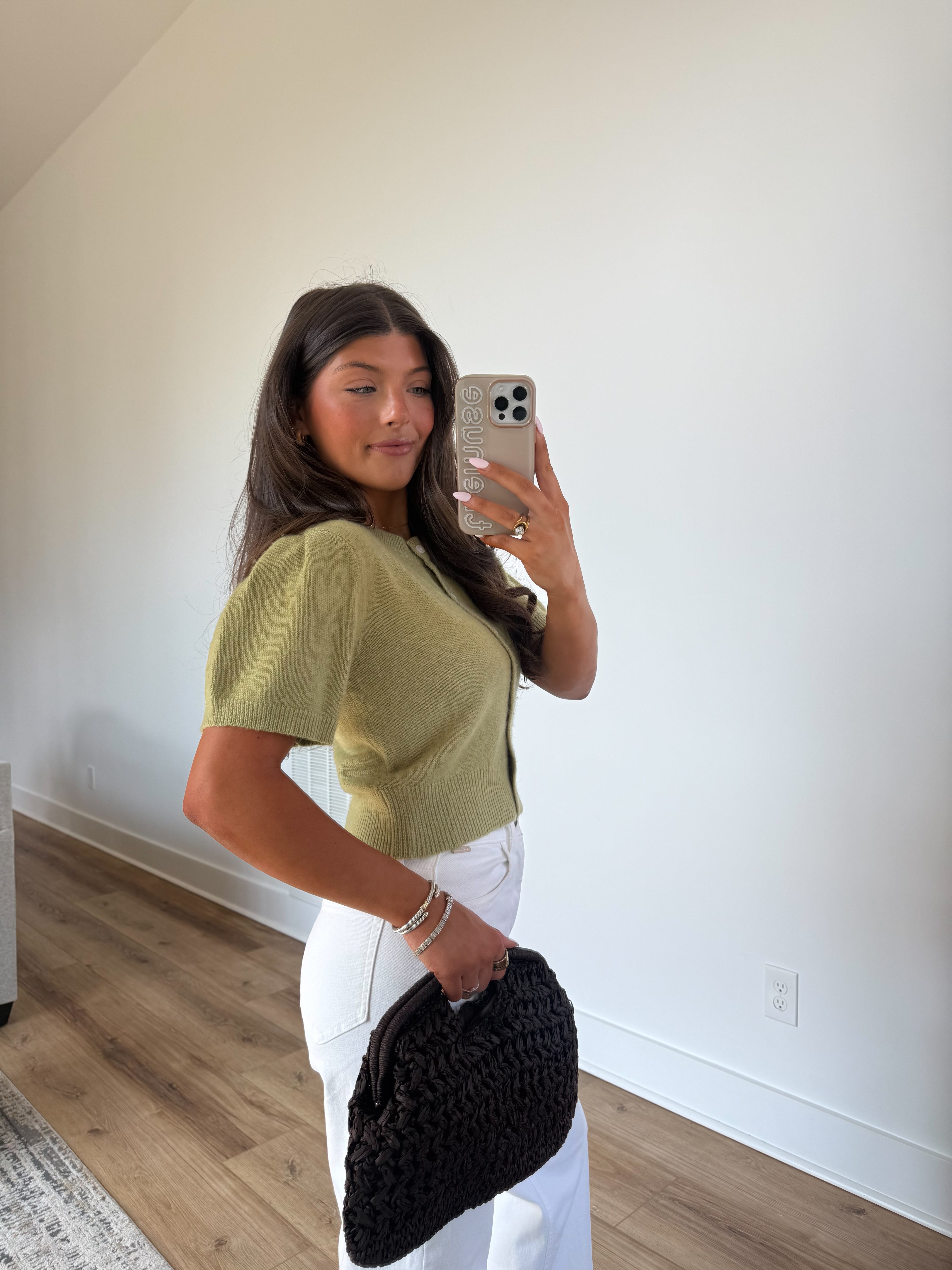 Green Knit Tee
