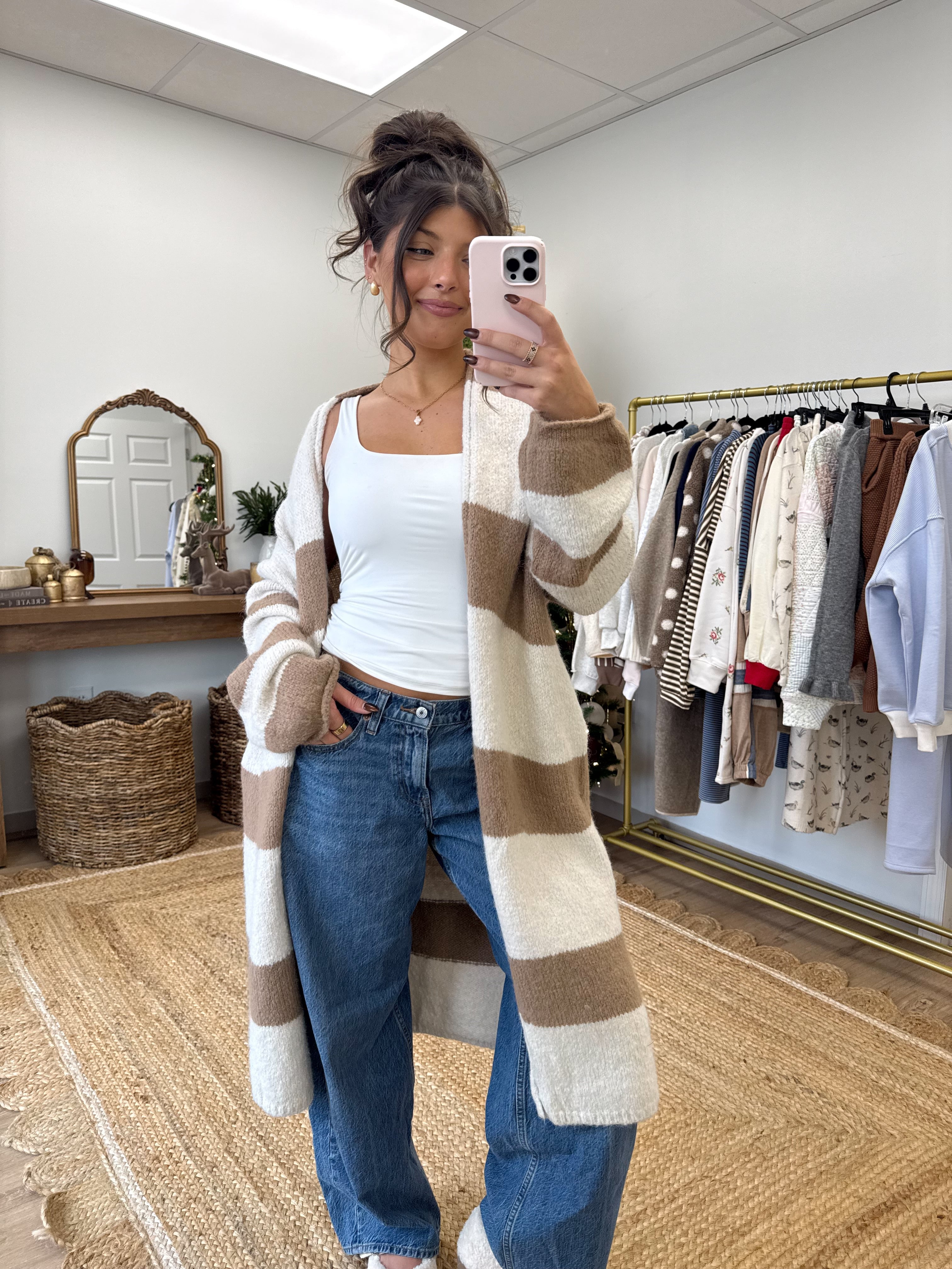 The Maison Stripe Cardigan