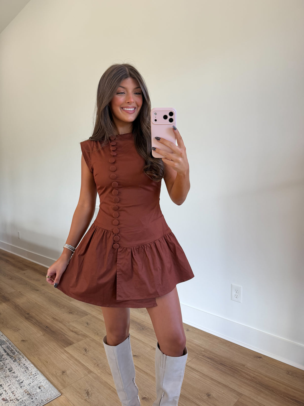 Pumpkin Spice Mini Dress