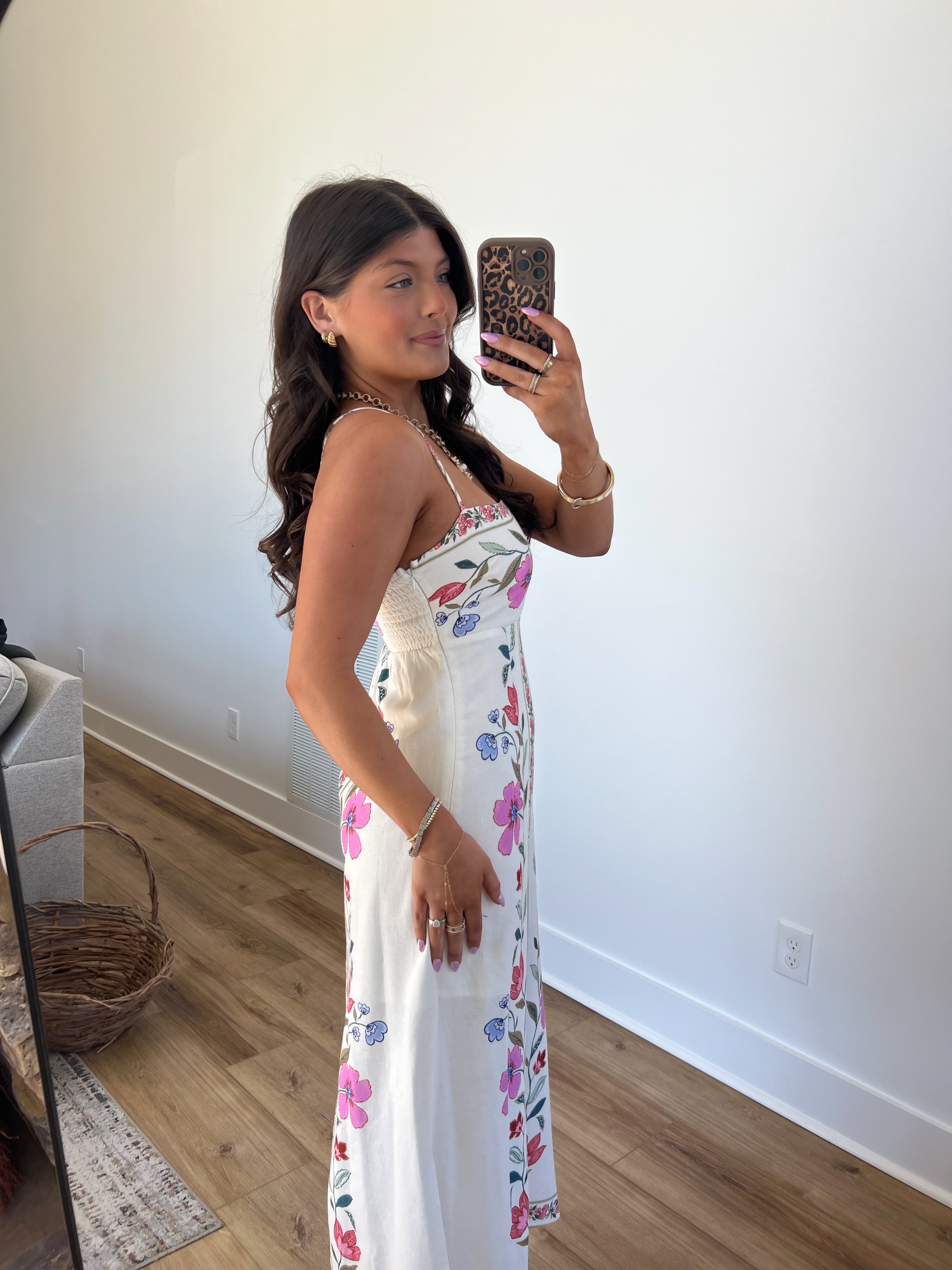 Lex Midi Dress (Pink)