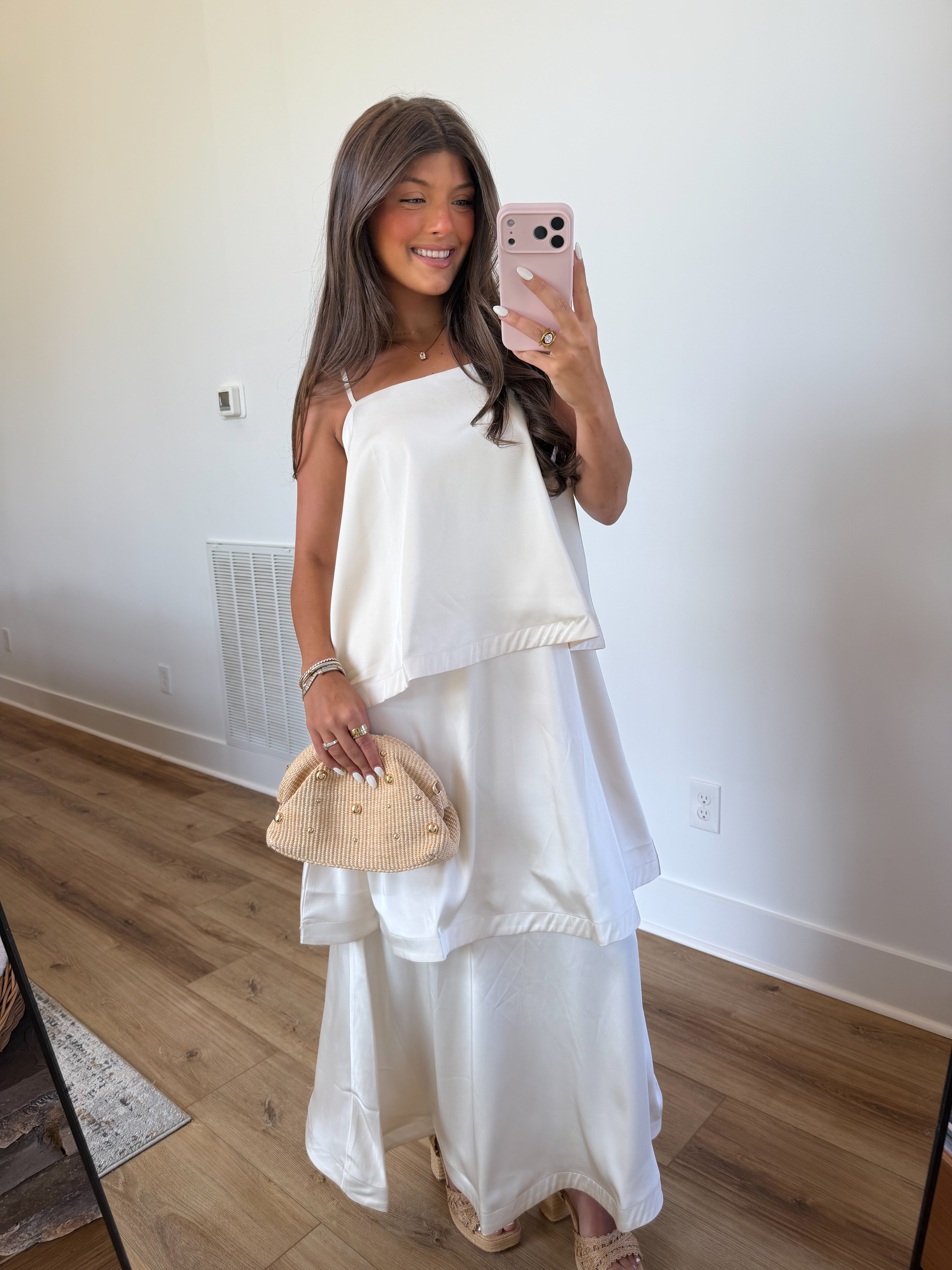 The Satin Haven Maxi (Cream)