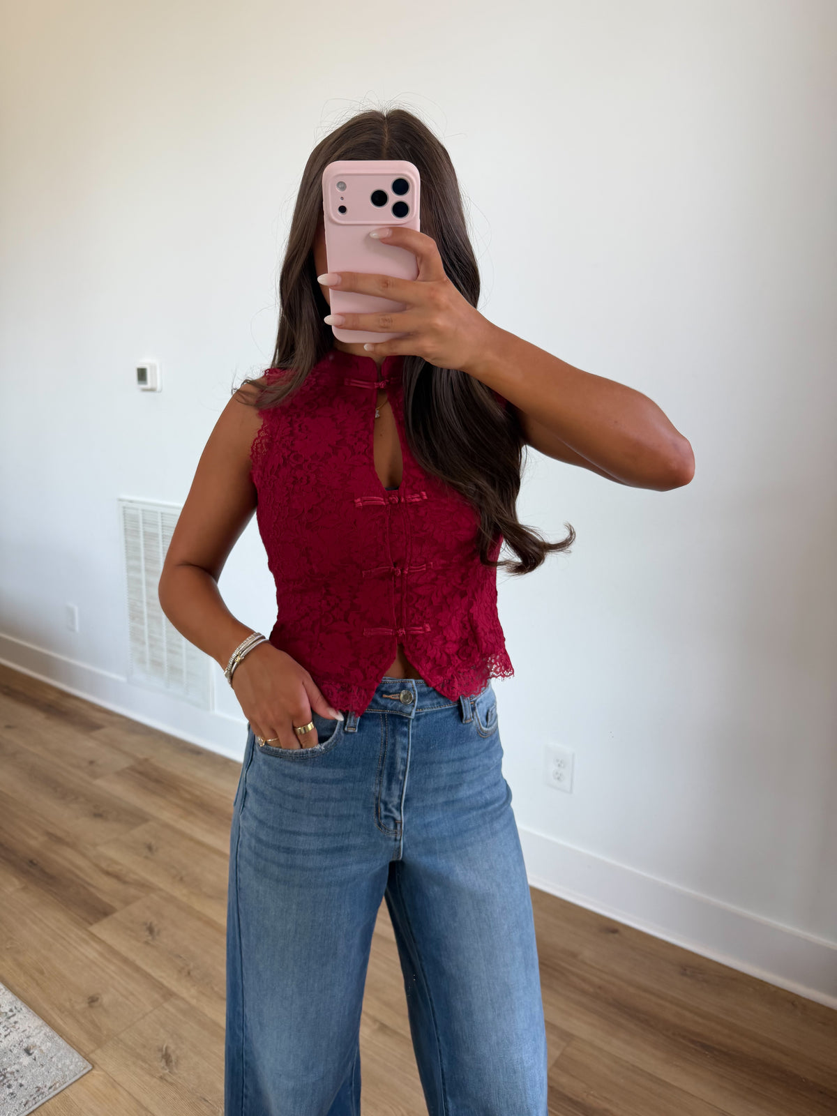 Date Night in Burgundy Top