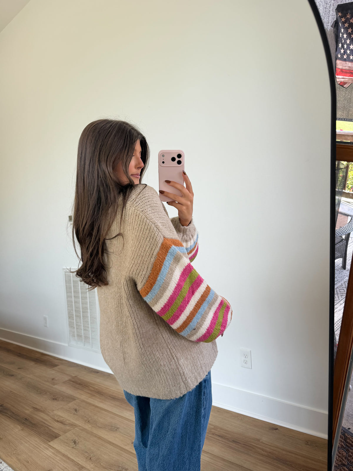 Theo Stripe Cardigan