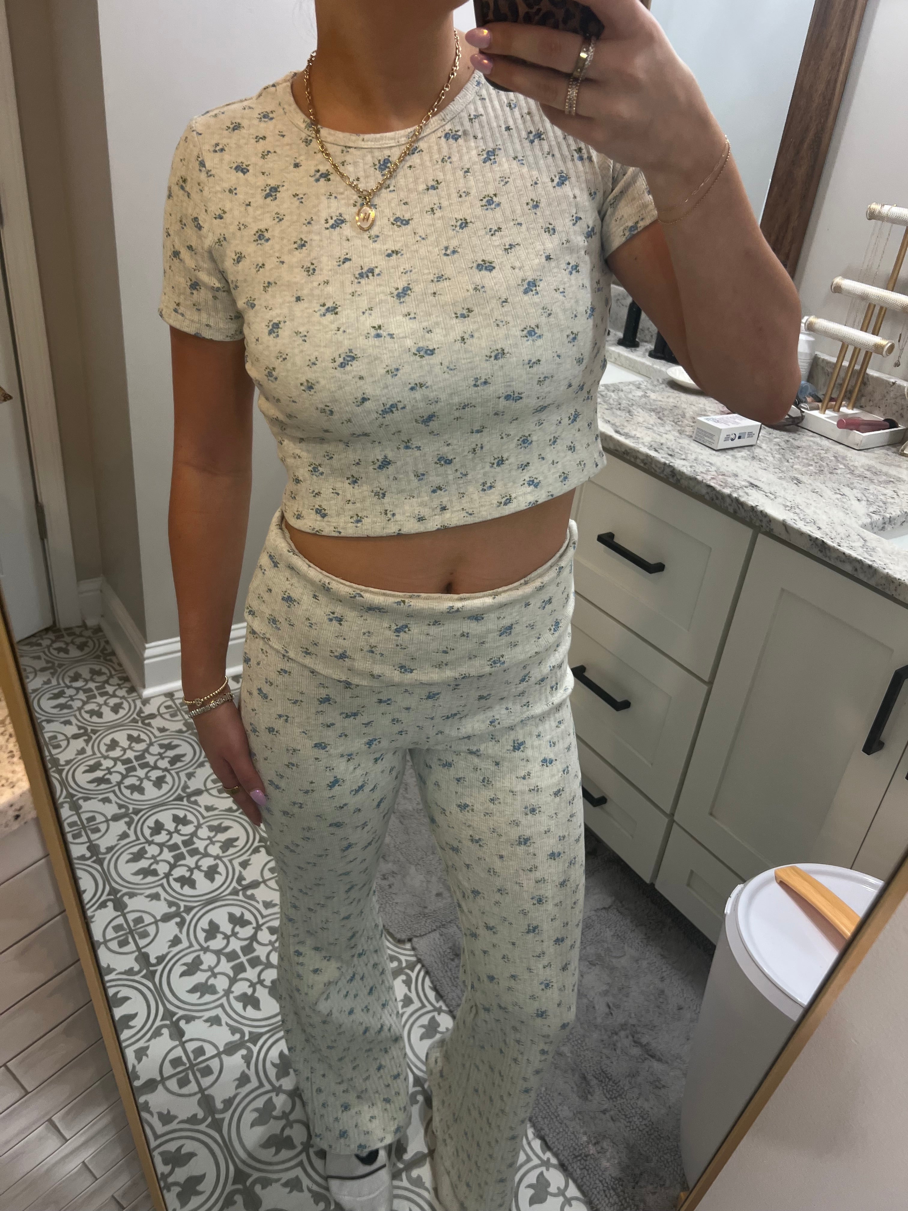 Floral Foldover Set