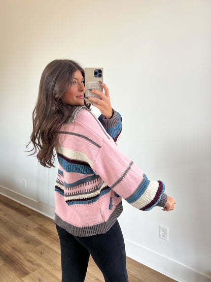 Dreamy Pullover (Pink Multi)