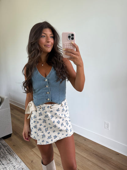 The Indigo Skort