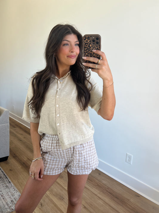 Cream Light Weight Cardigan