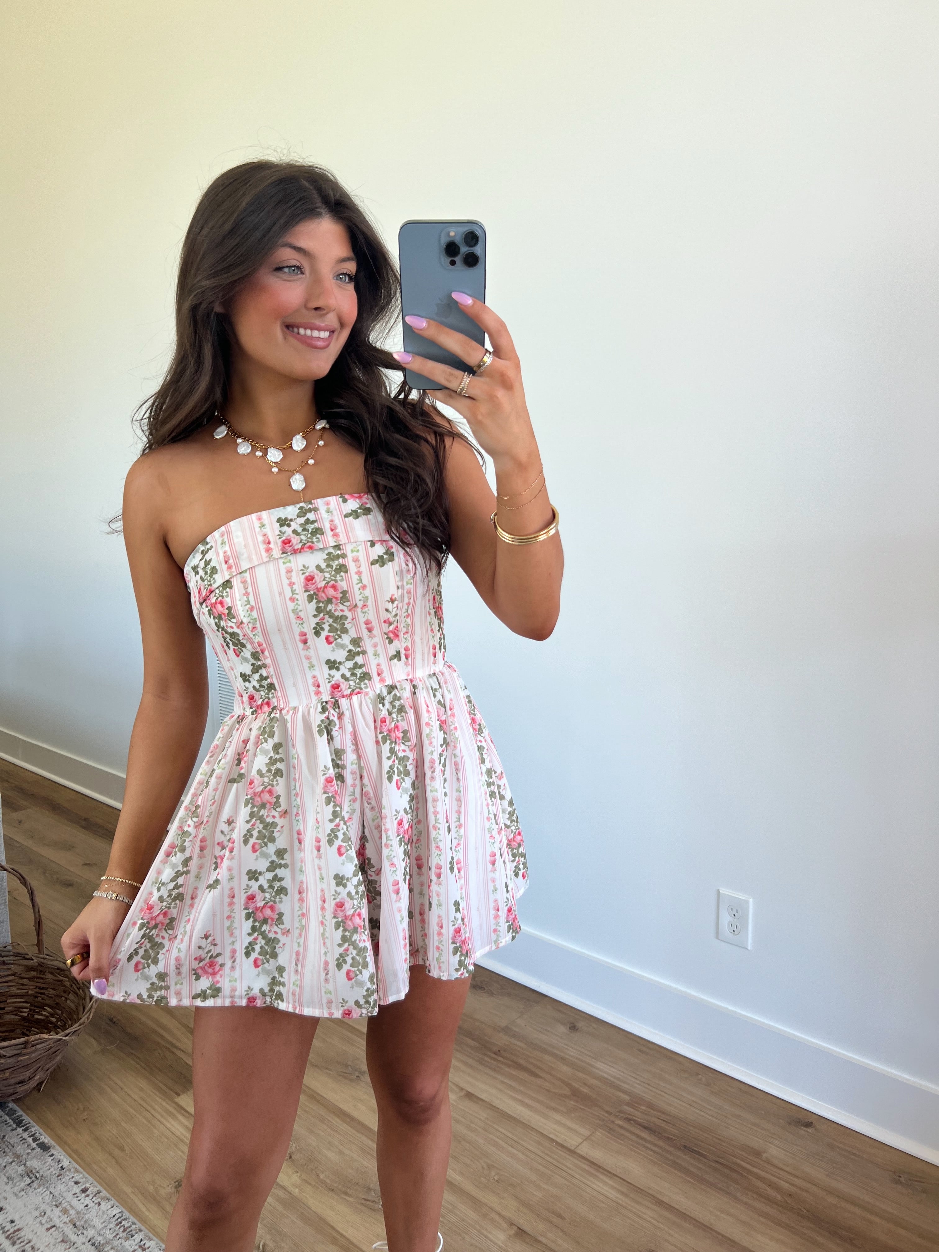 Rose Breeze Romper