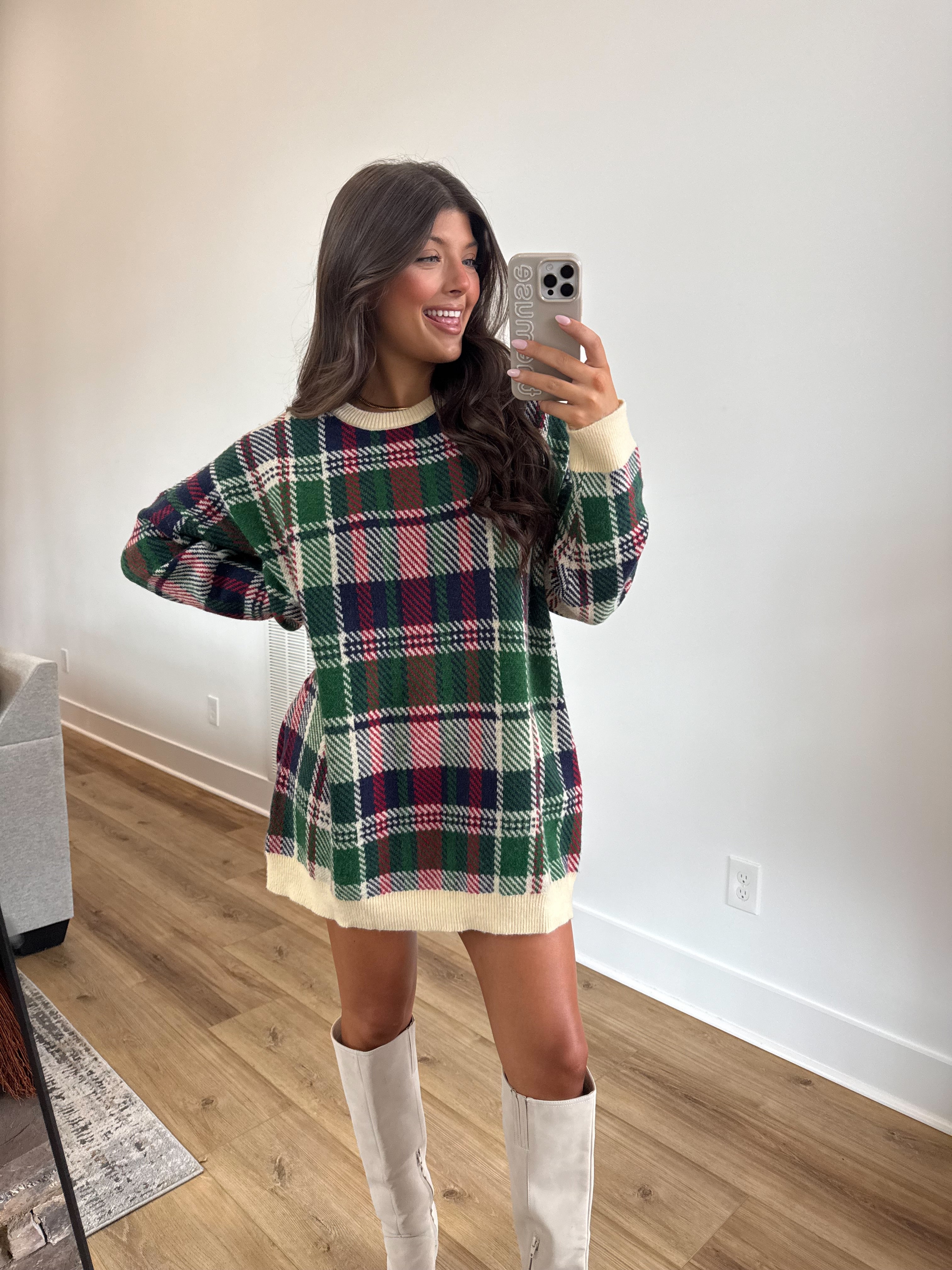 Cozy Christmas Cabin Dress
