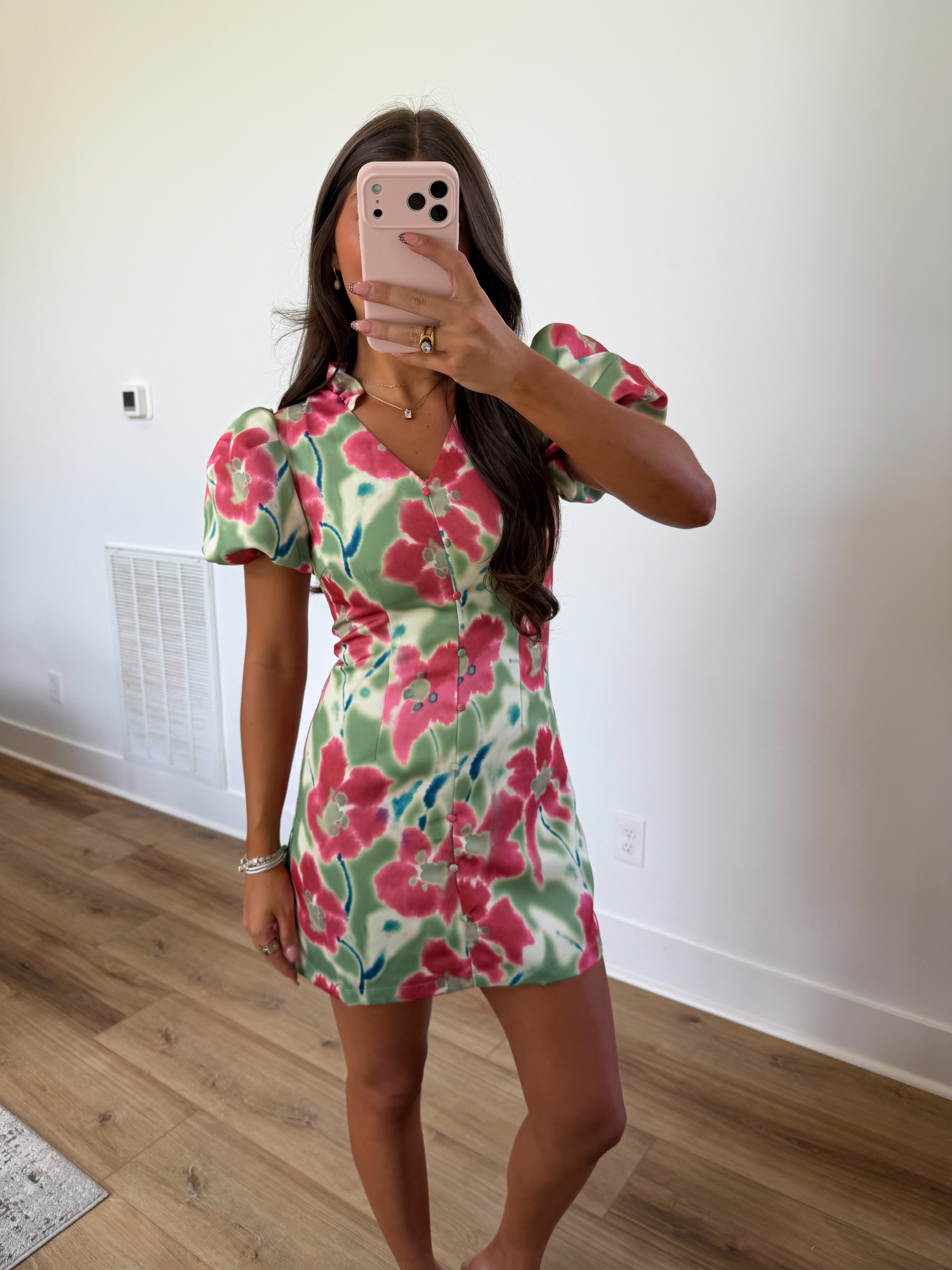 Watercolor Bloom Dress