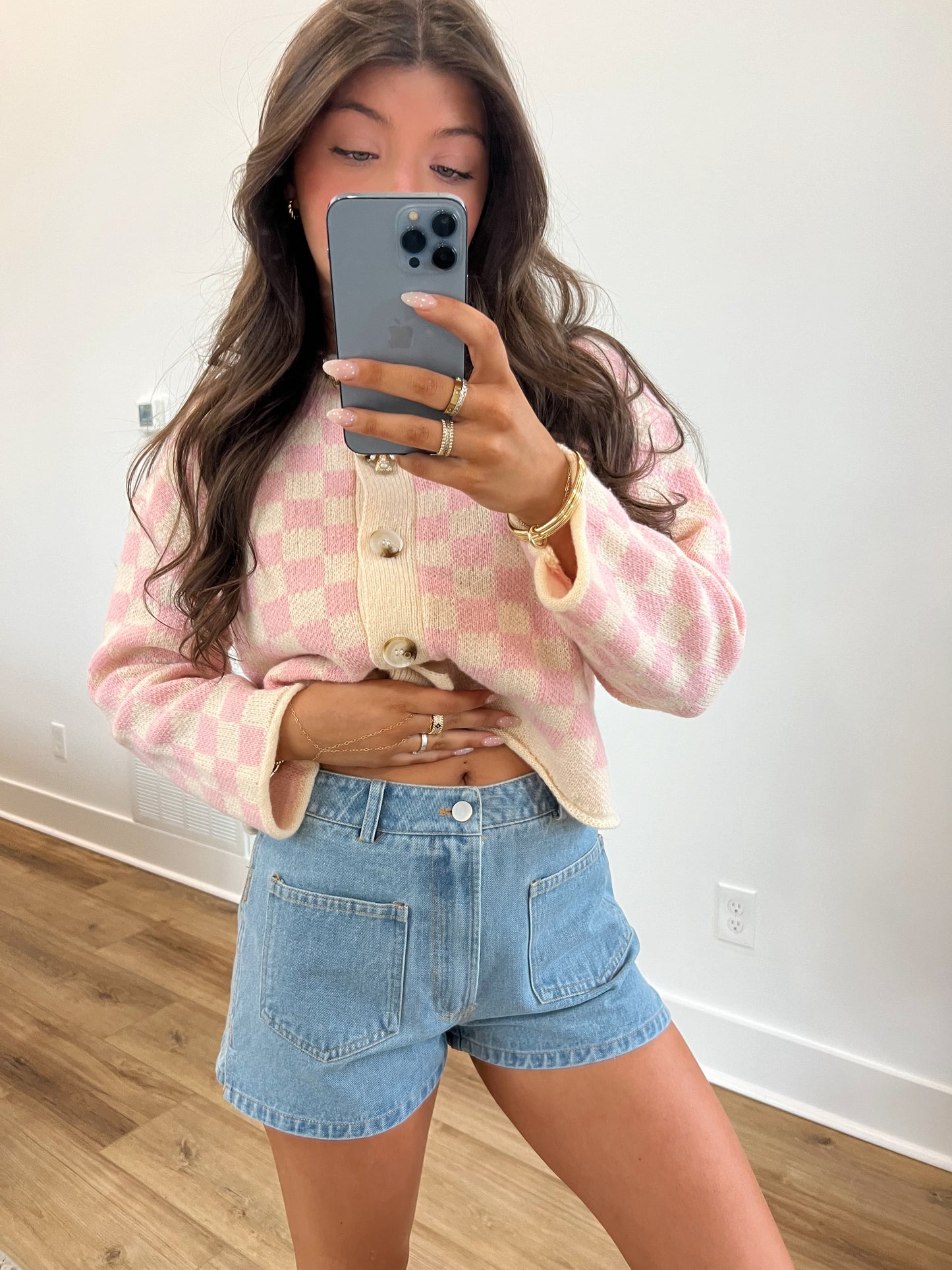 Pocket Denim Shorts