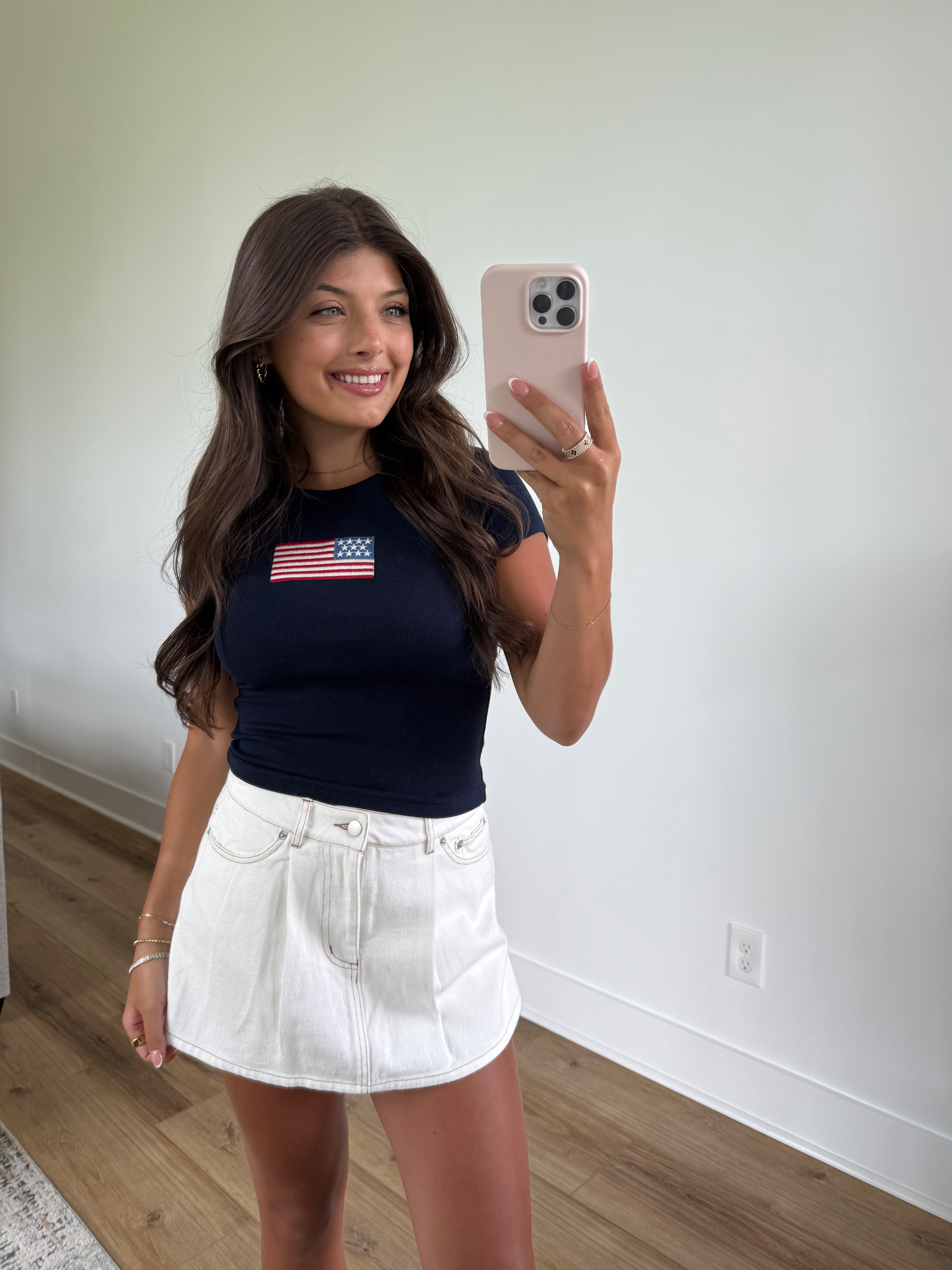 American Girl Tee (Navy)