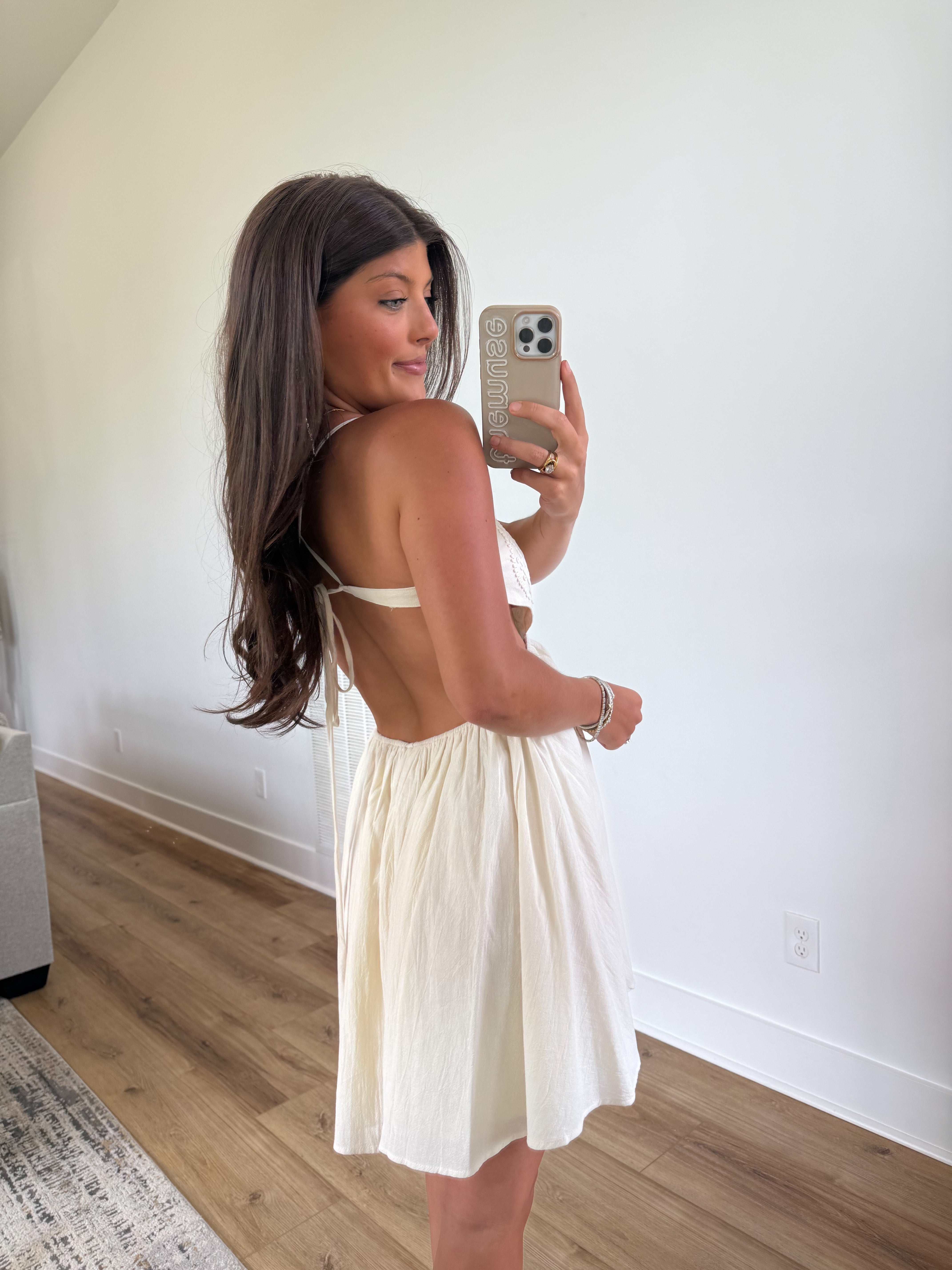 Cream Seashell Romper