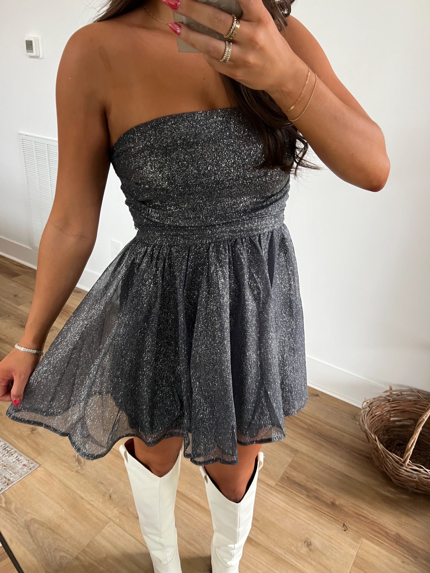 Glitter Girl Mini Dress