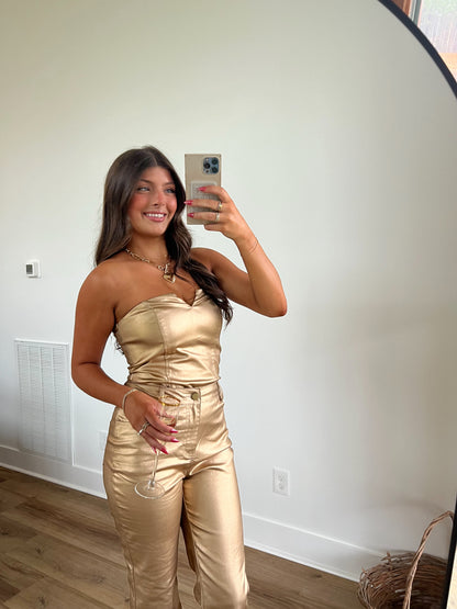 Golden Girl Pants Set (Restock)